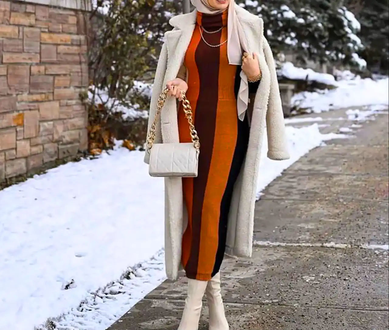 پالتو بلند و خاص زنانه