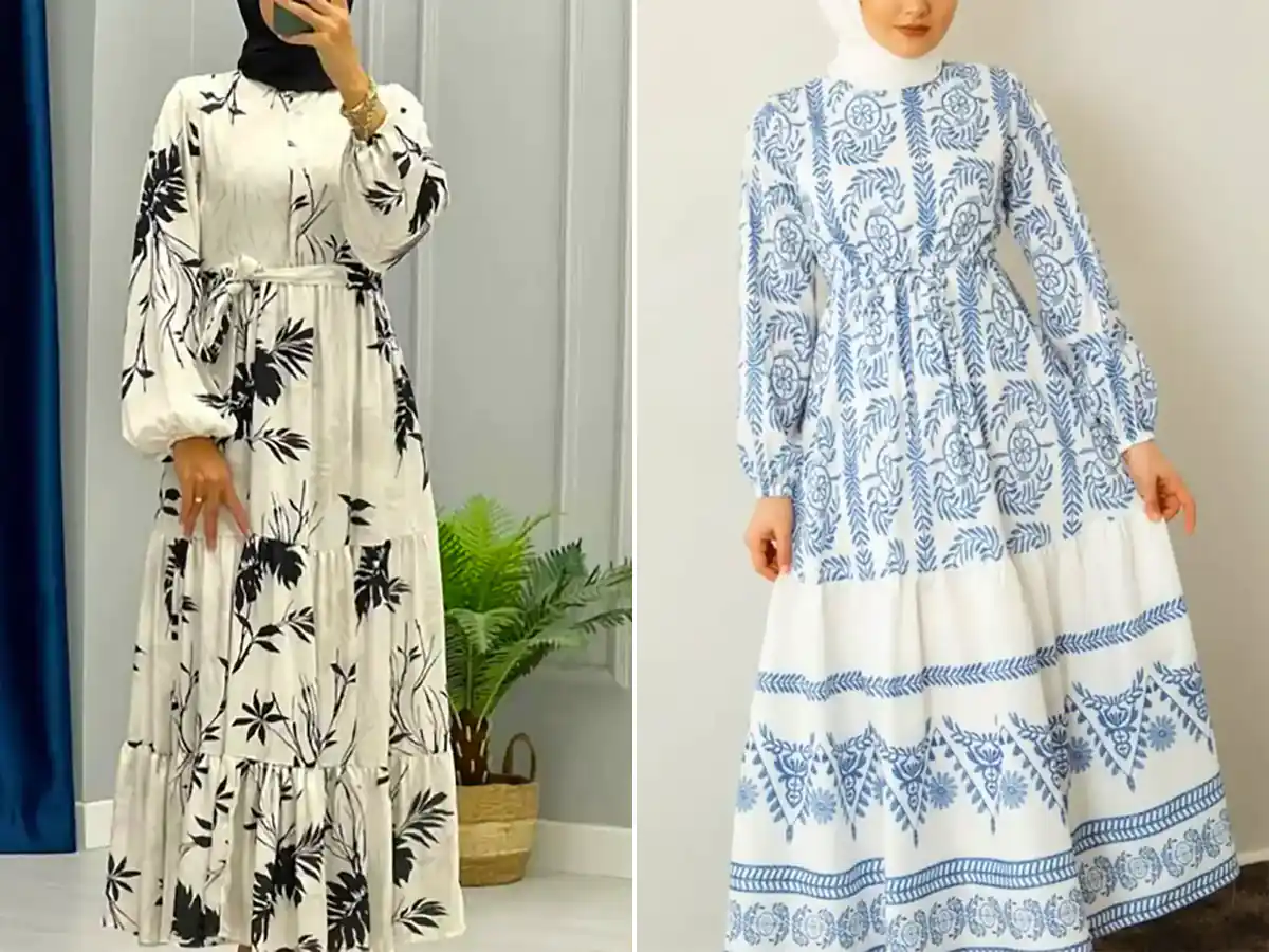 پیراهن بلند خوش فرم زنانه