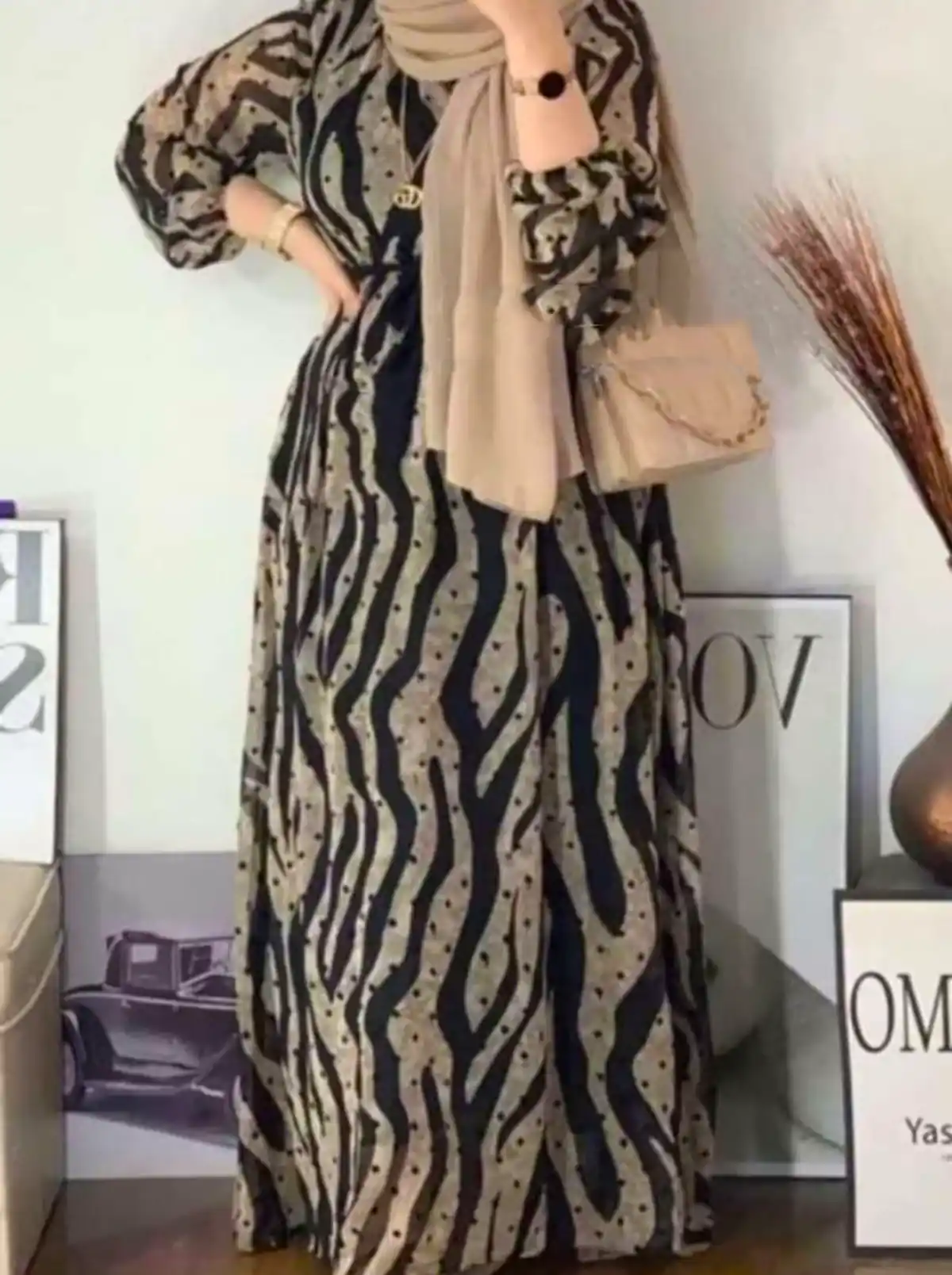 پیراهن بلند خوش فرم زنانه