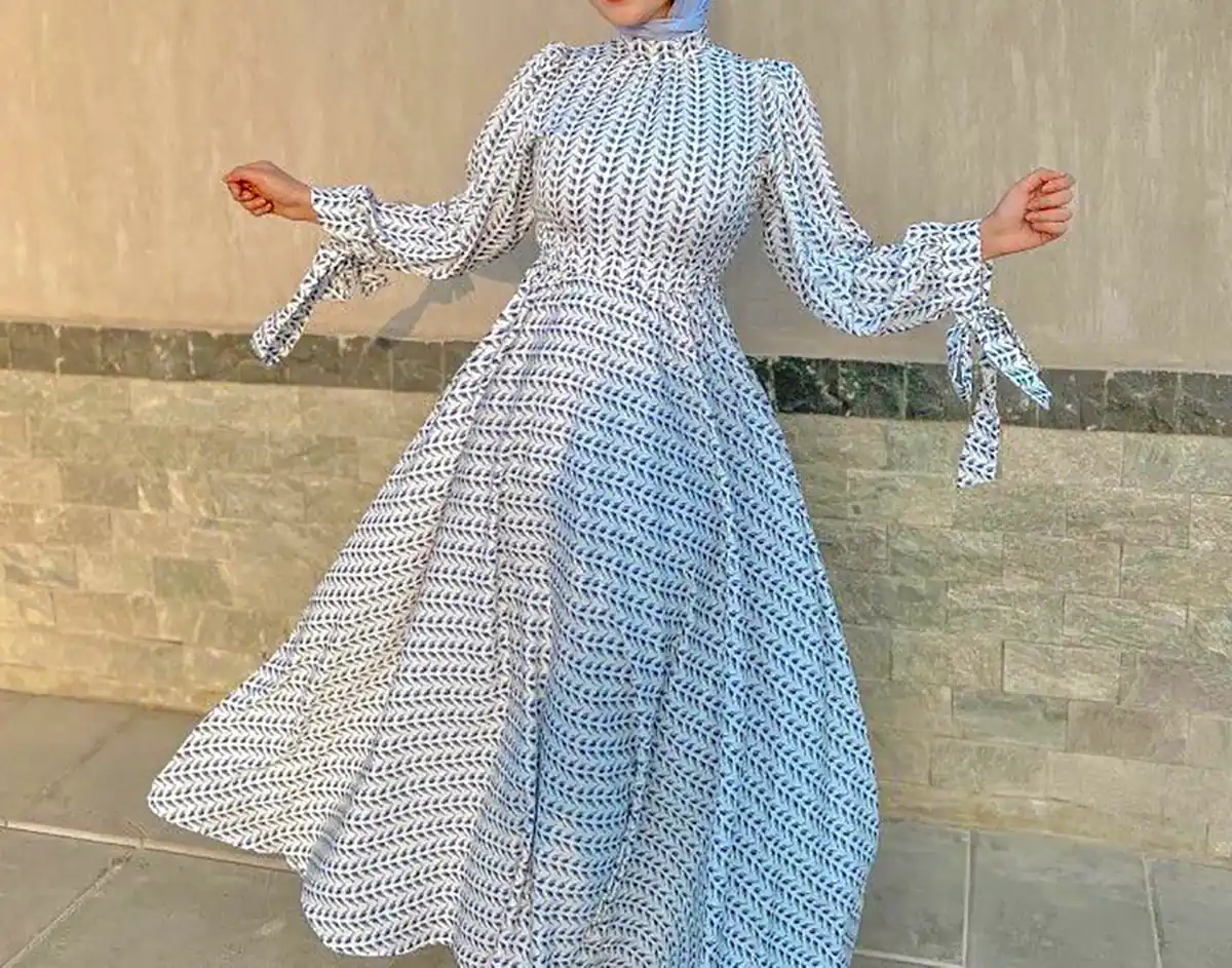 پیراهن بلند خوش فرم زنانه