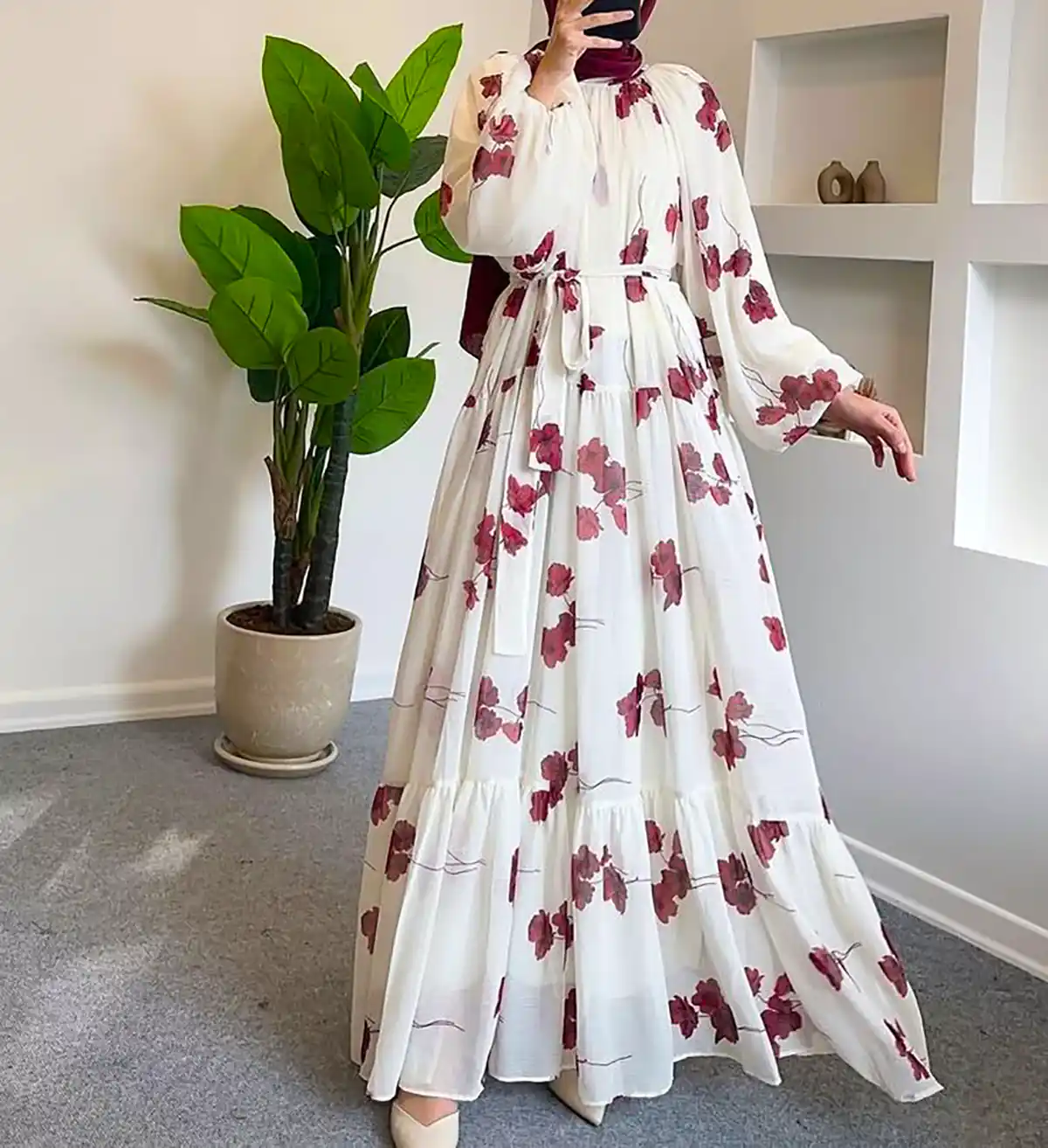 پیراهن بلند خوش فرم زنانه