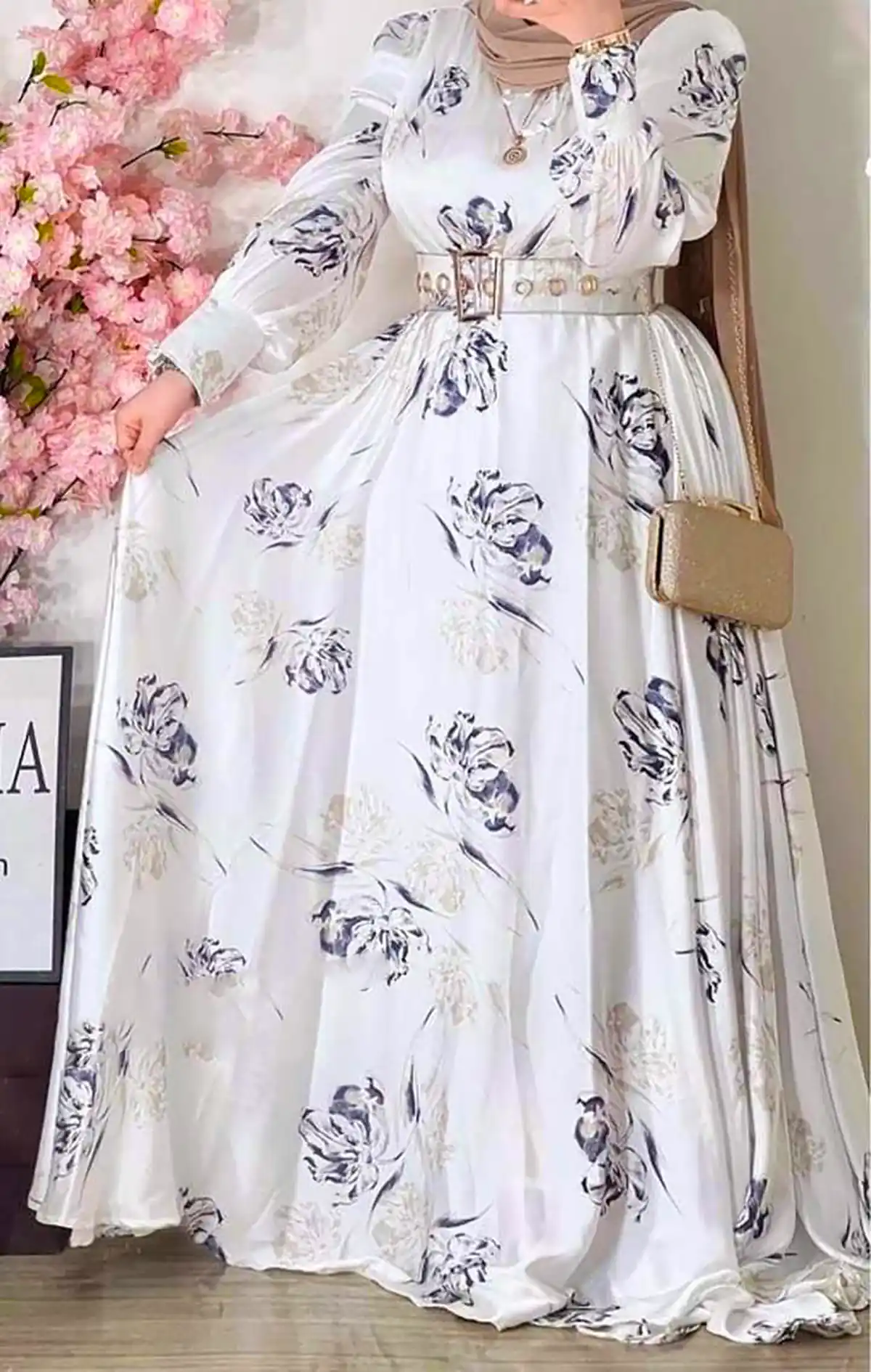 پیراهن بلند خوش فرم زنانه