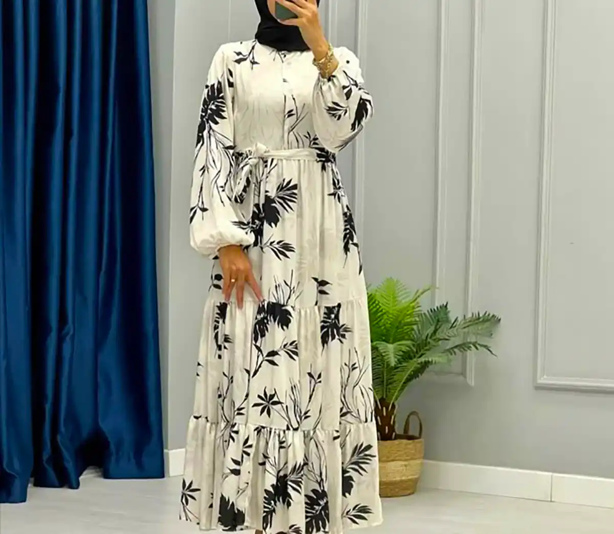 پیراهن بلند خوش فرم زنانه