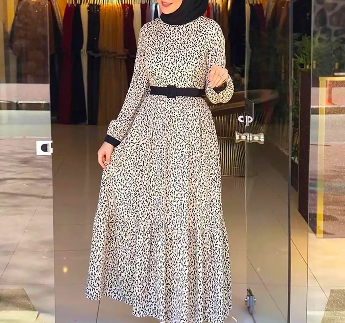 پیراهن بلند خوش فرم زنانه