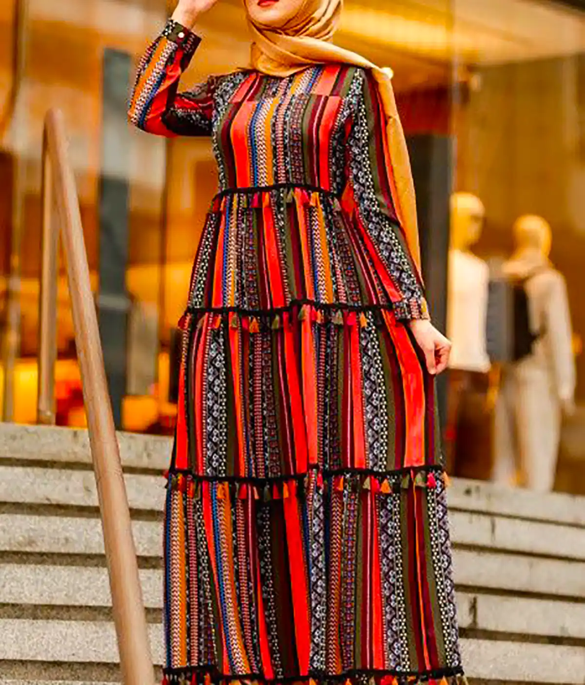 پیراهن بلند خوش فرم زنانه