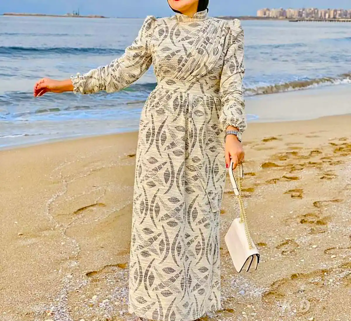 پیراهن بلند خوش فرم زنانه