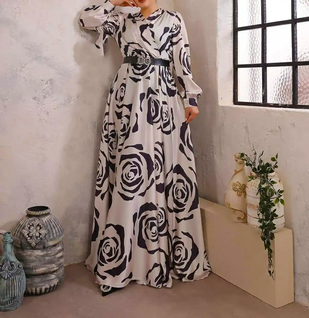 پیراهن بلند تابستانی طرحدار