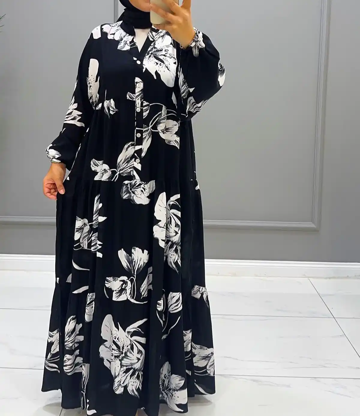 پیراهن بلند تابستانی طرحدار