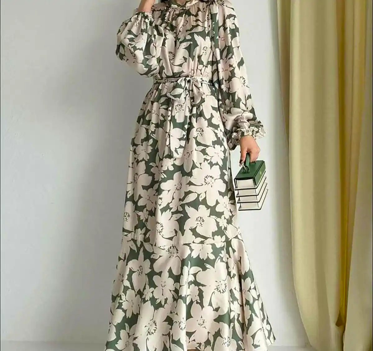 پیراهن بلند تابستانی طرحدار