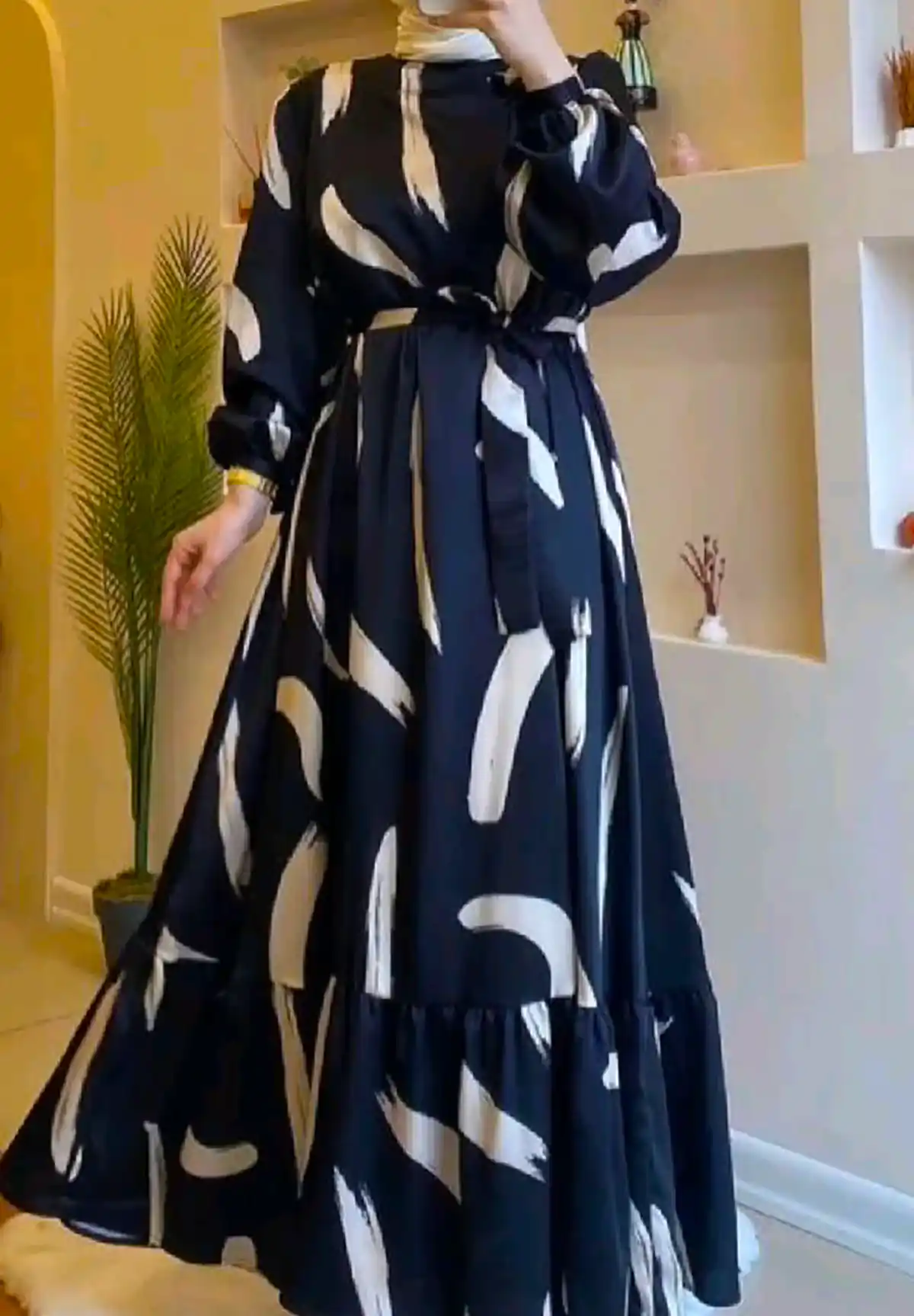 پیراهن بلند تابستانی طرحدار