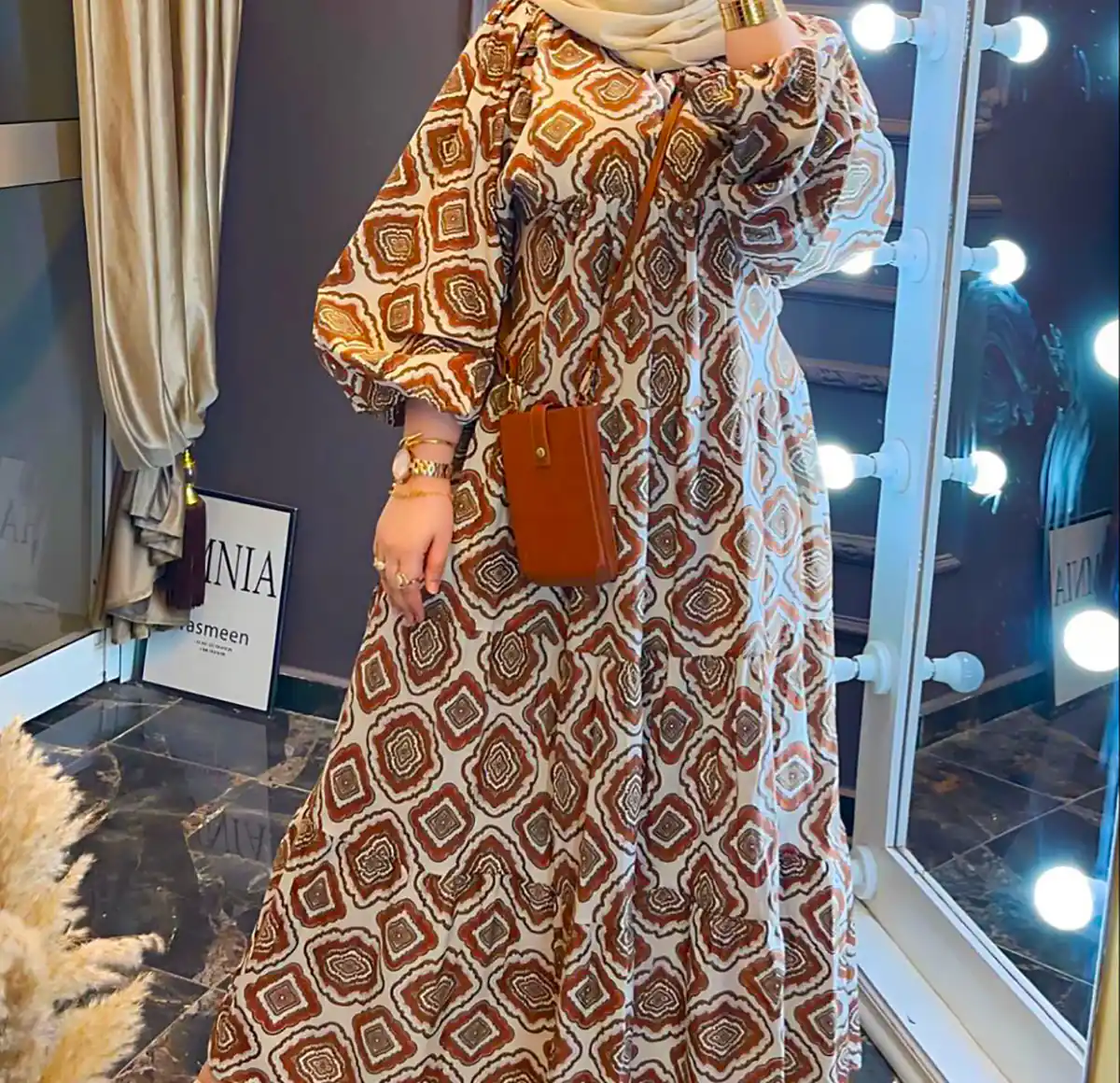 پیراهن بلند تابستانی طرحدار