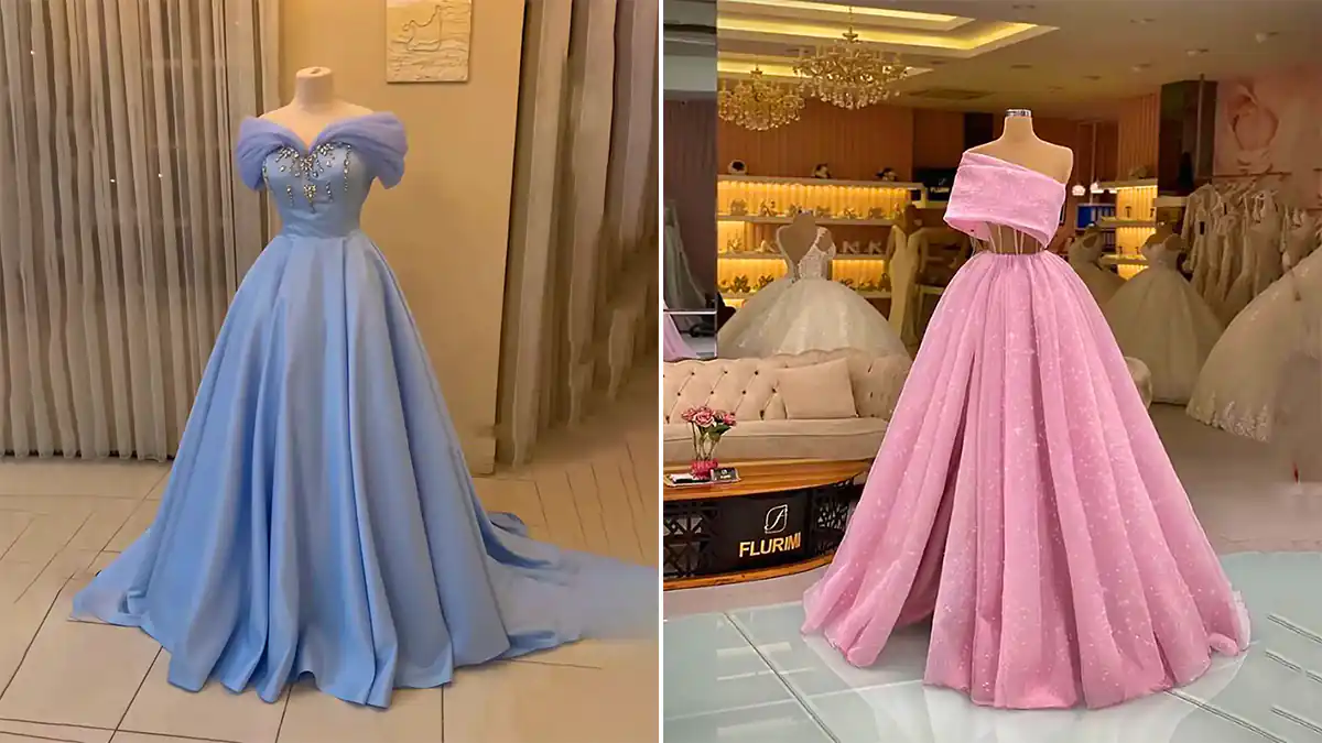 پیراهن مجلسی حنابندان شیک