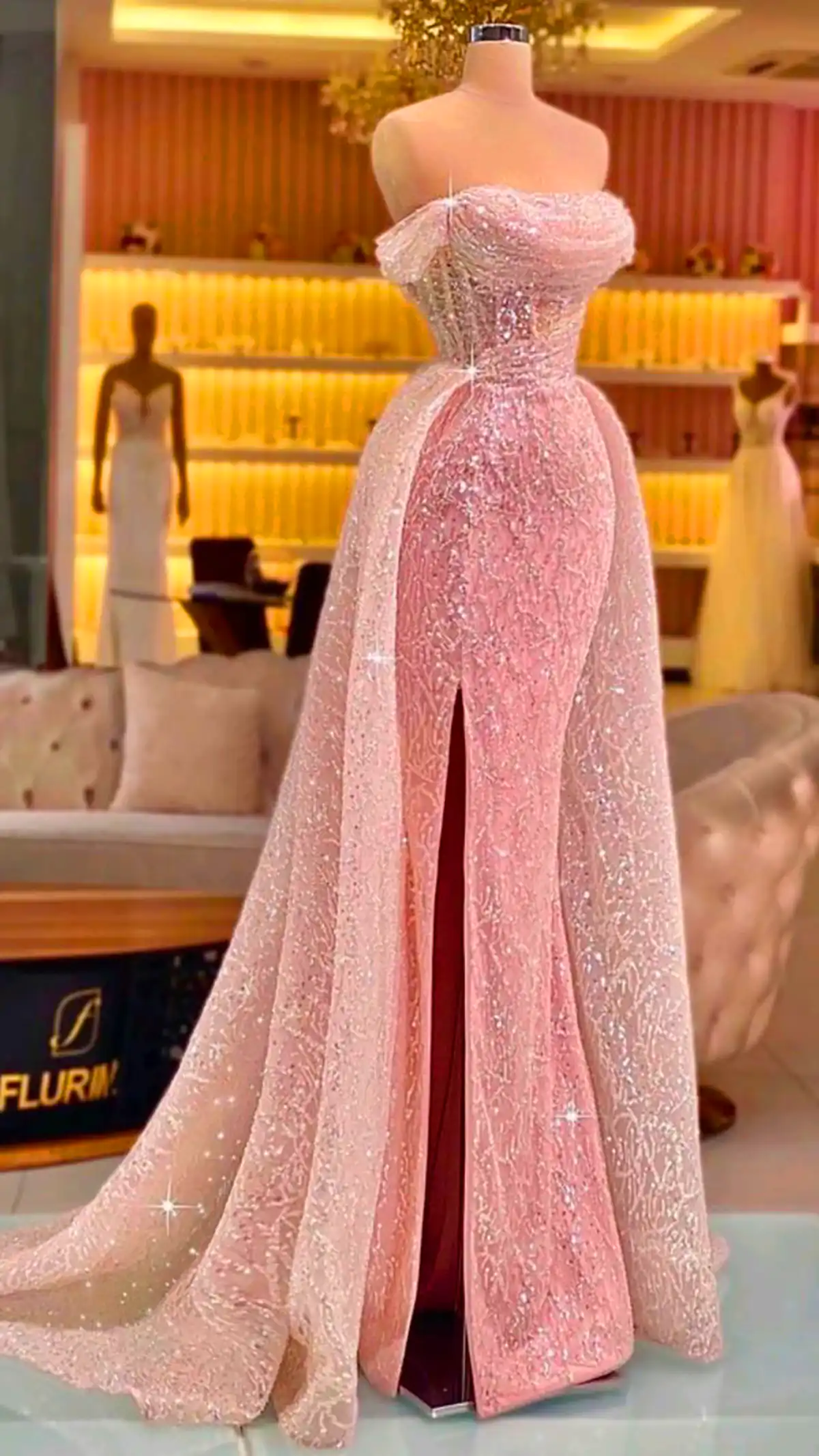 پیراهن مجلسی حنابندان شیک