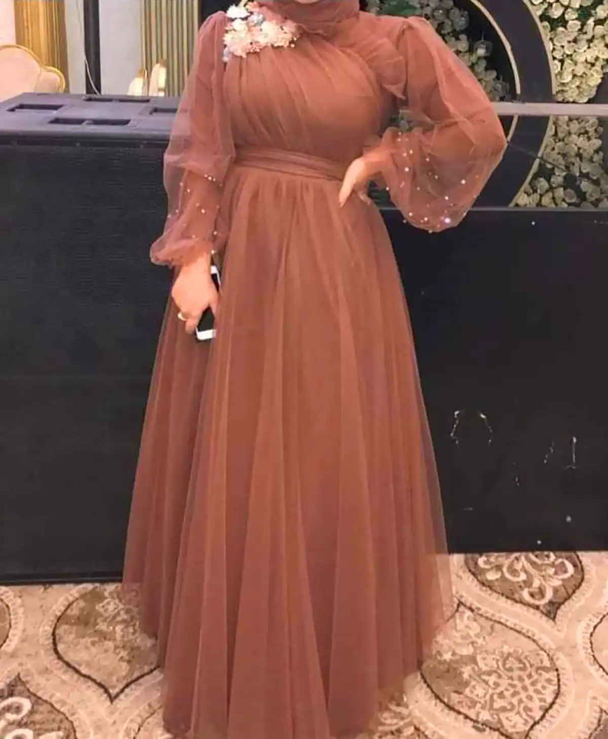 پیراهن مجلسی کلاسیک تالاری