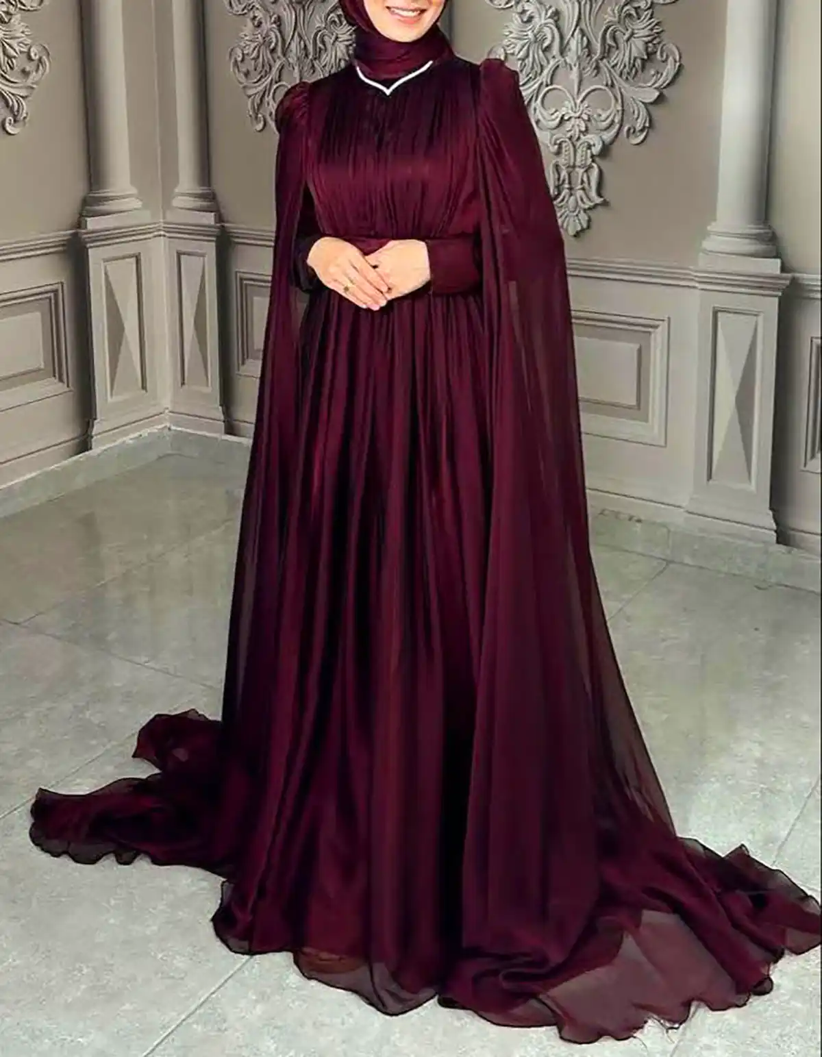 پیراهن مجلسی کلاسیک تالاری