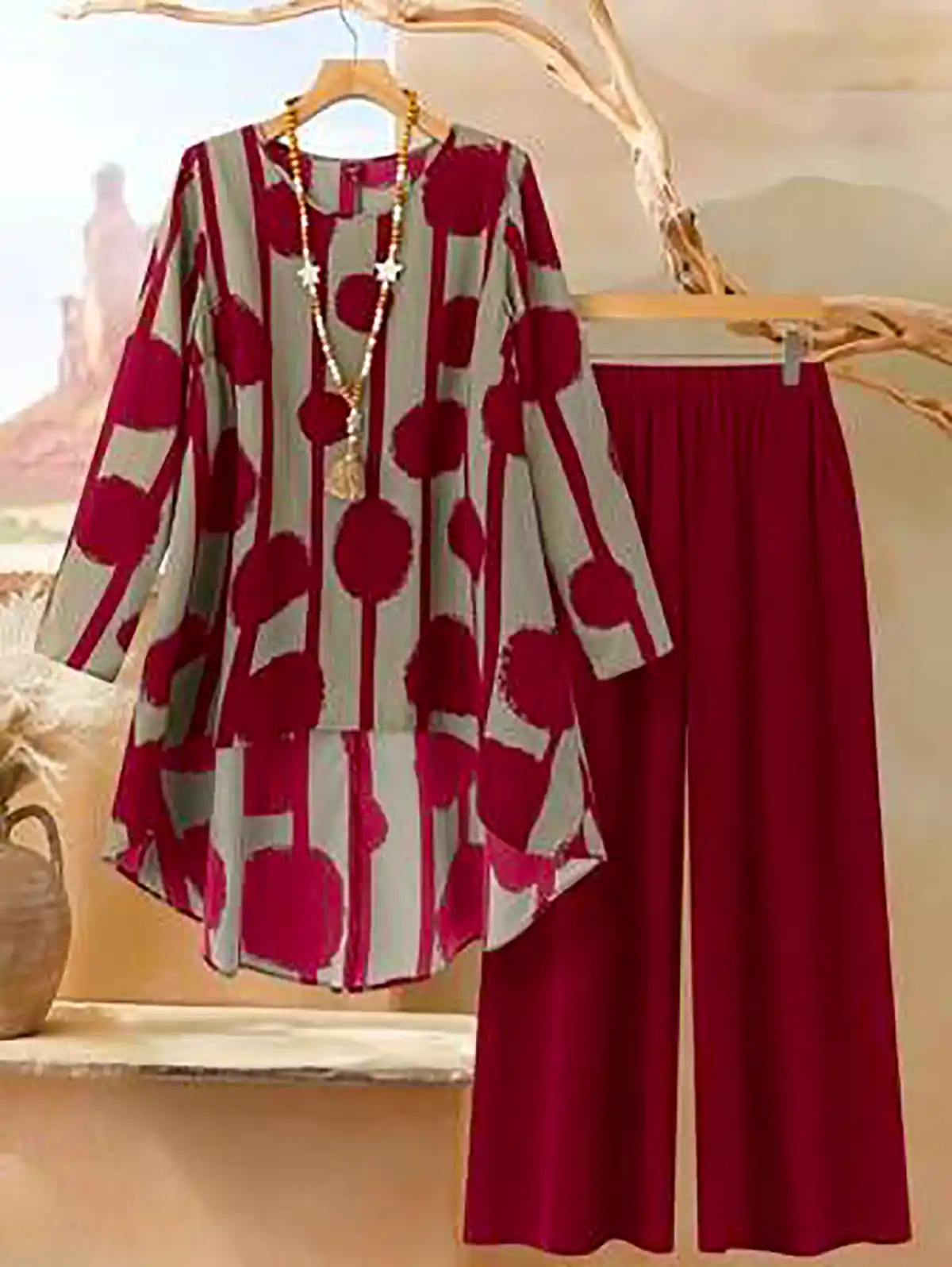 پیراهن شلوار زنانه بینظیر