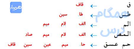 درس پنجم قرآن چهارم