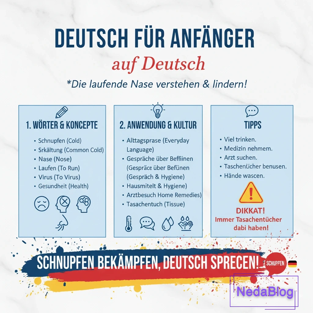 آبریزش بینی به آلمانی