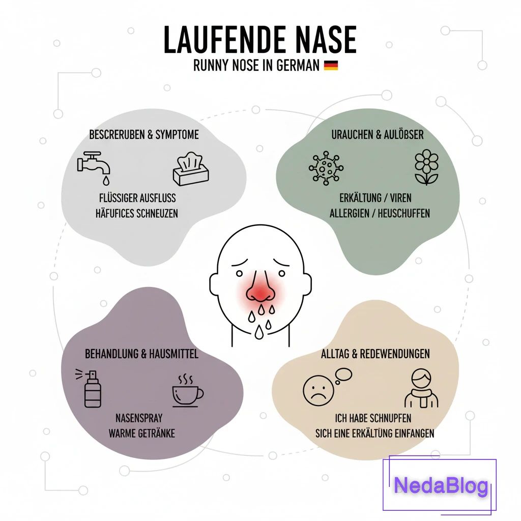 آبریزش بینی به آلمانی