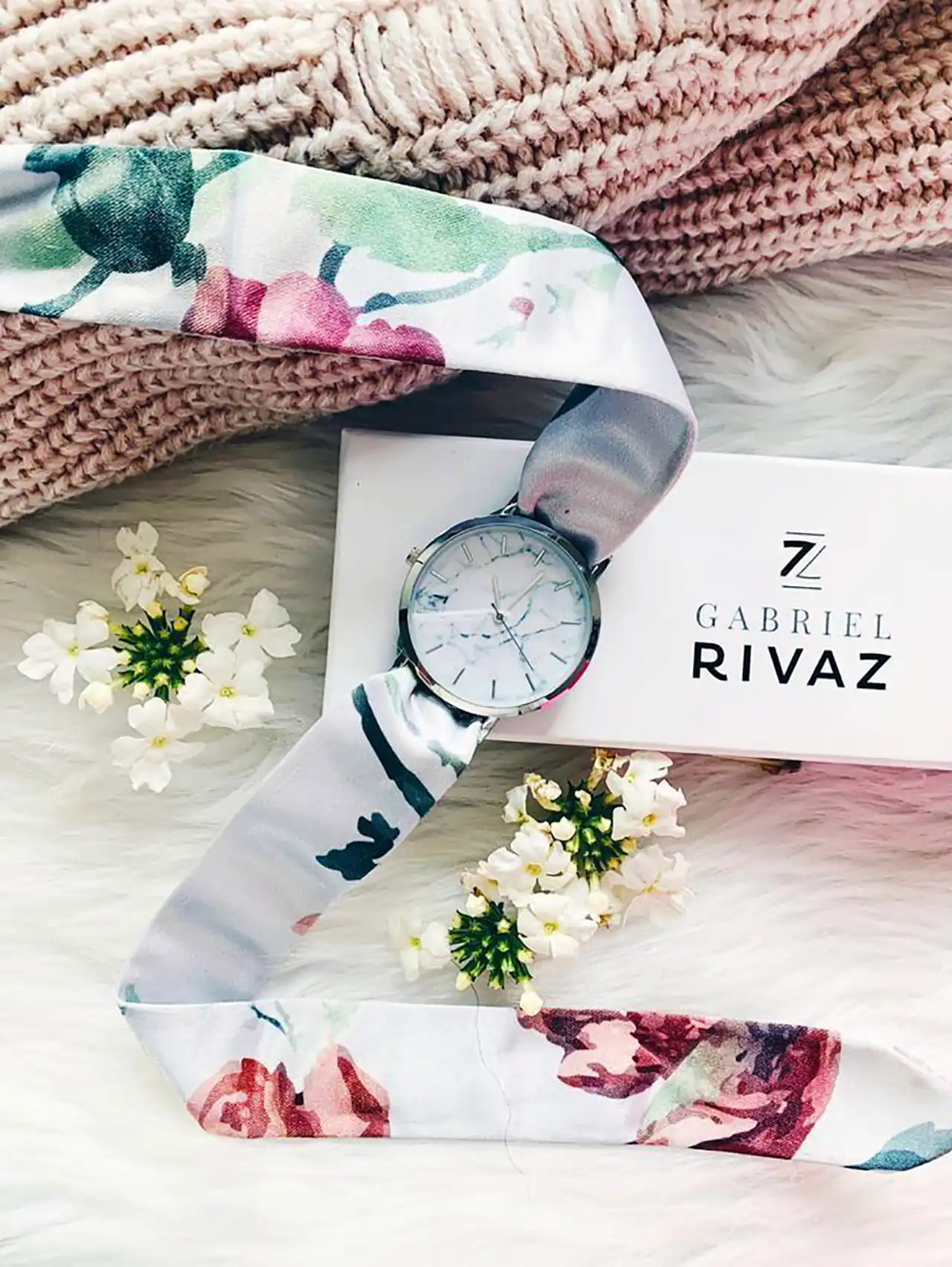 ساعت مچی دسته پارچه ای شیک