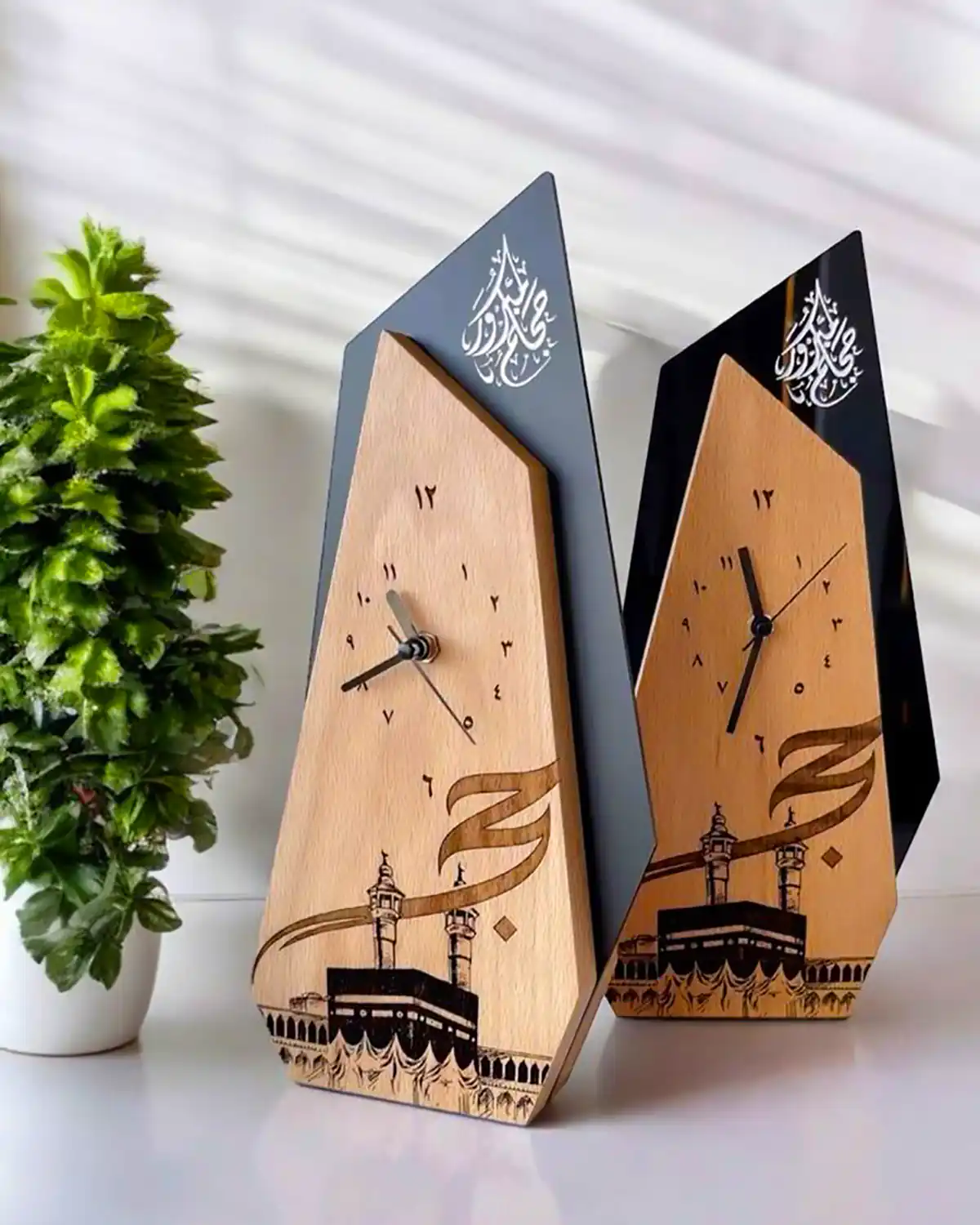 ساعت رومیزی ترند چوبی