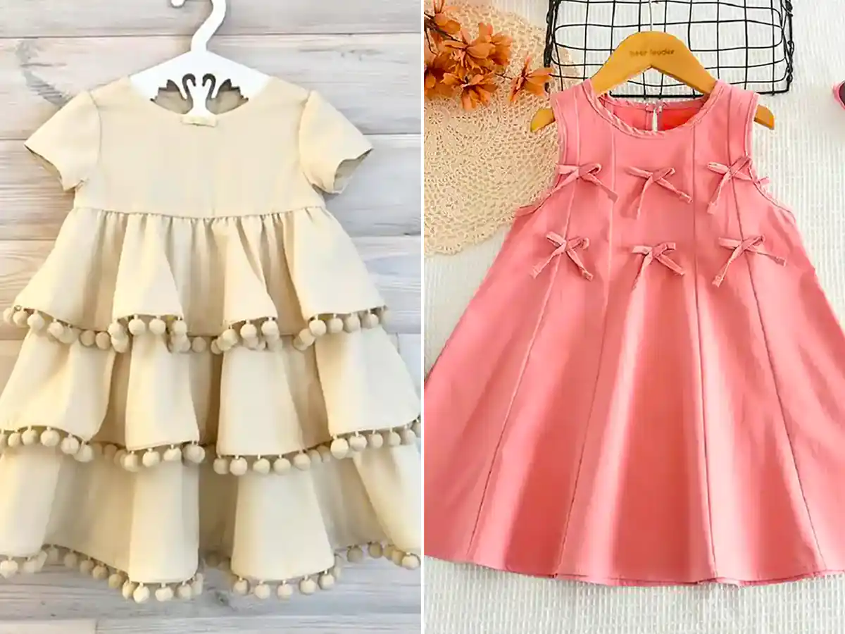 سارافون دخترانه زیبا