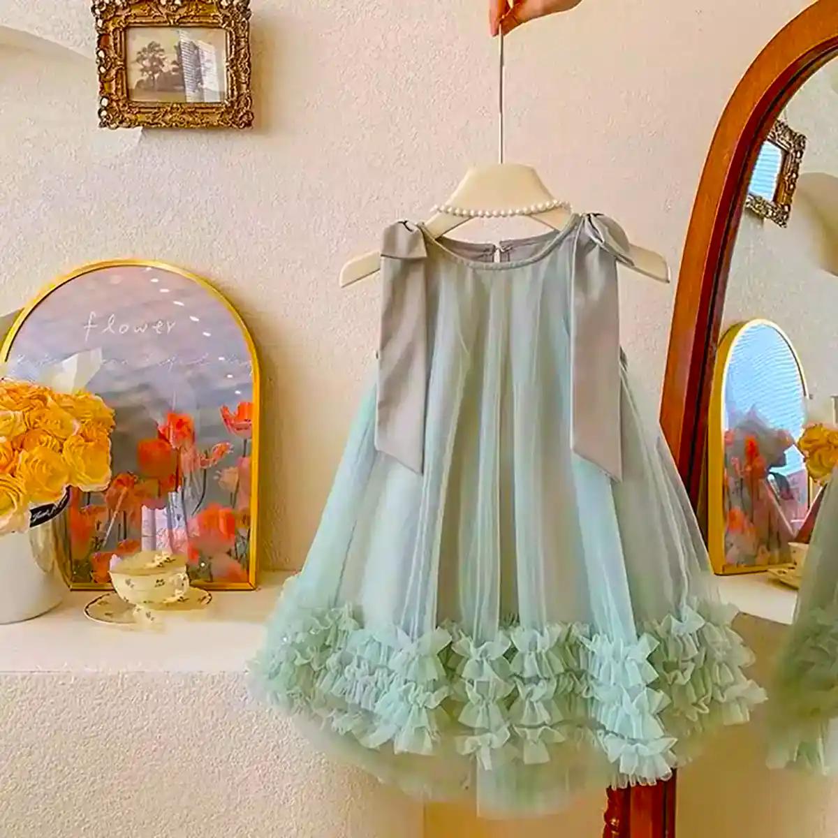 سارافون دخترانه زیبا