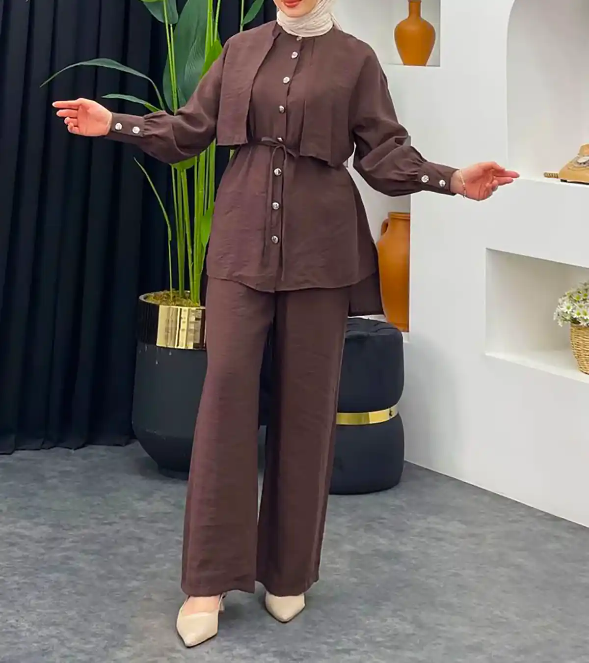 ست لباس بیرونی زنانه