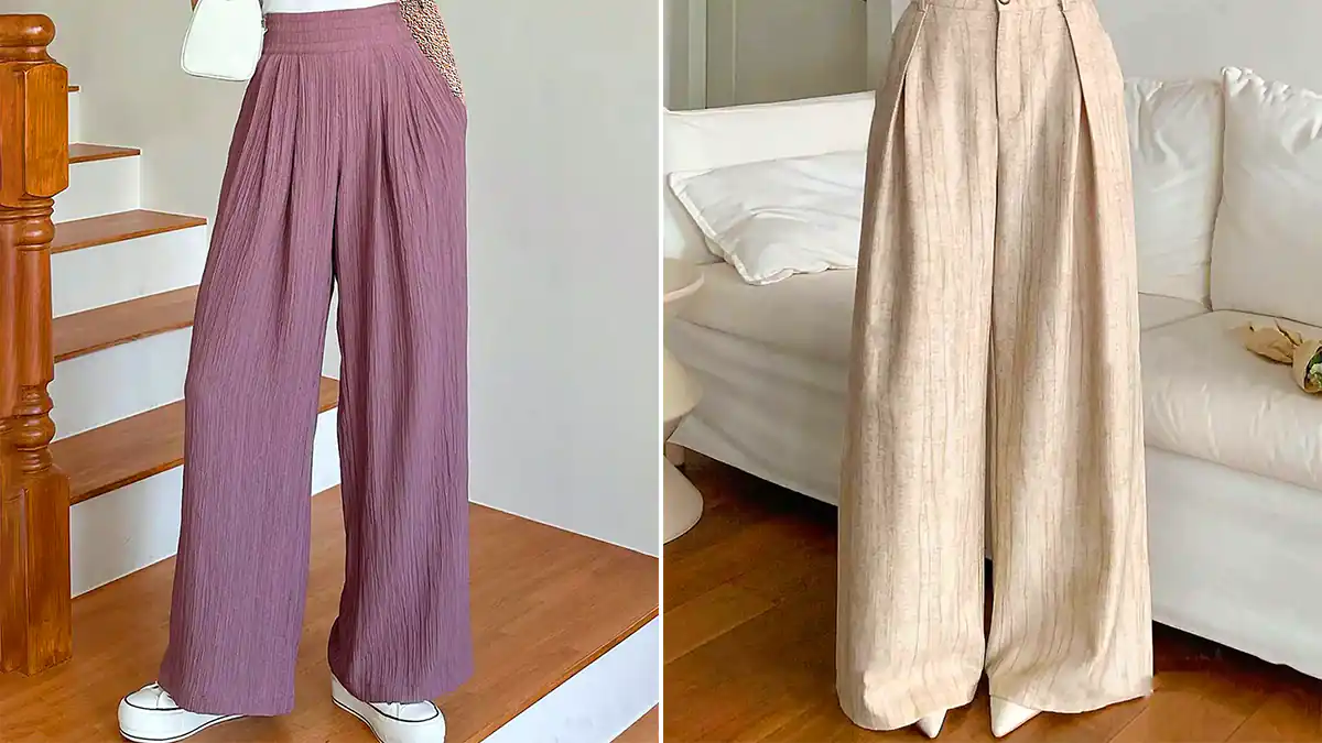 شلوار پارچه ای ترند تابستانه