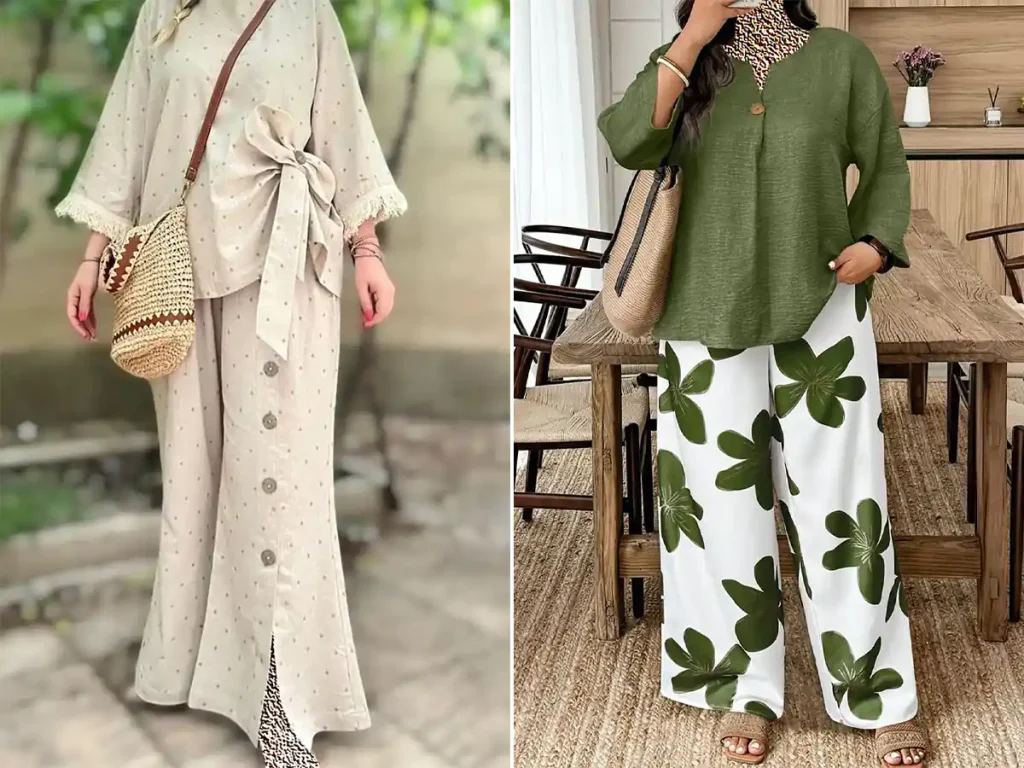 شومیز شلوار سایز بزرگ زیبا