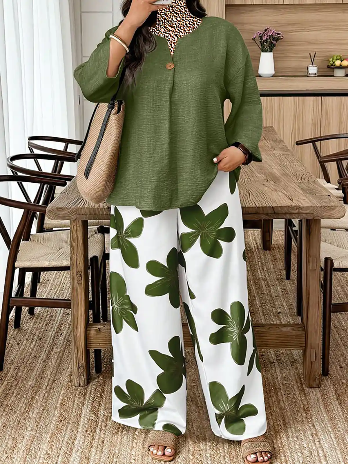 شومیز شلوار سایز بزرگ زیبا