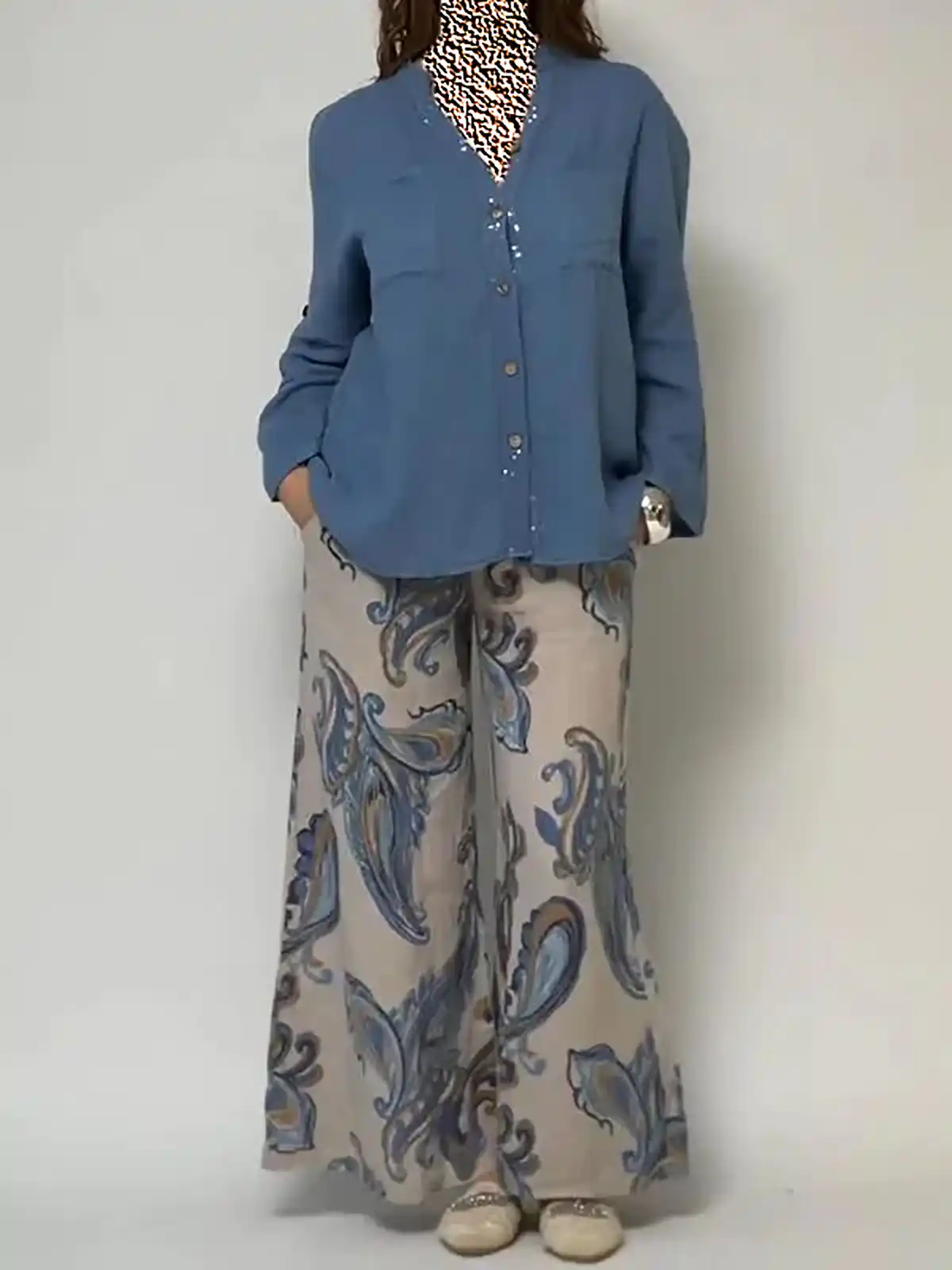 شومیز شلوار سایز بزرگ زیبا