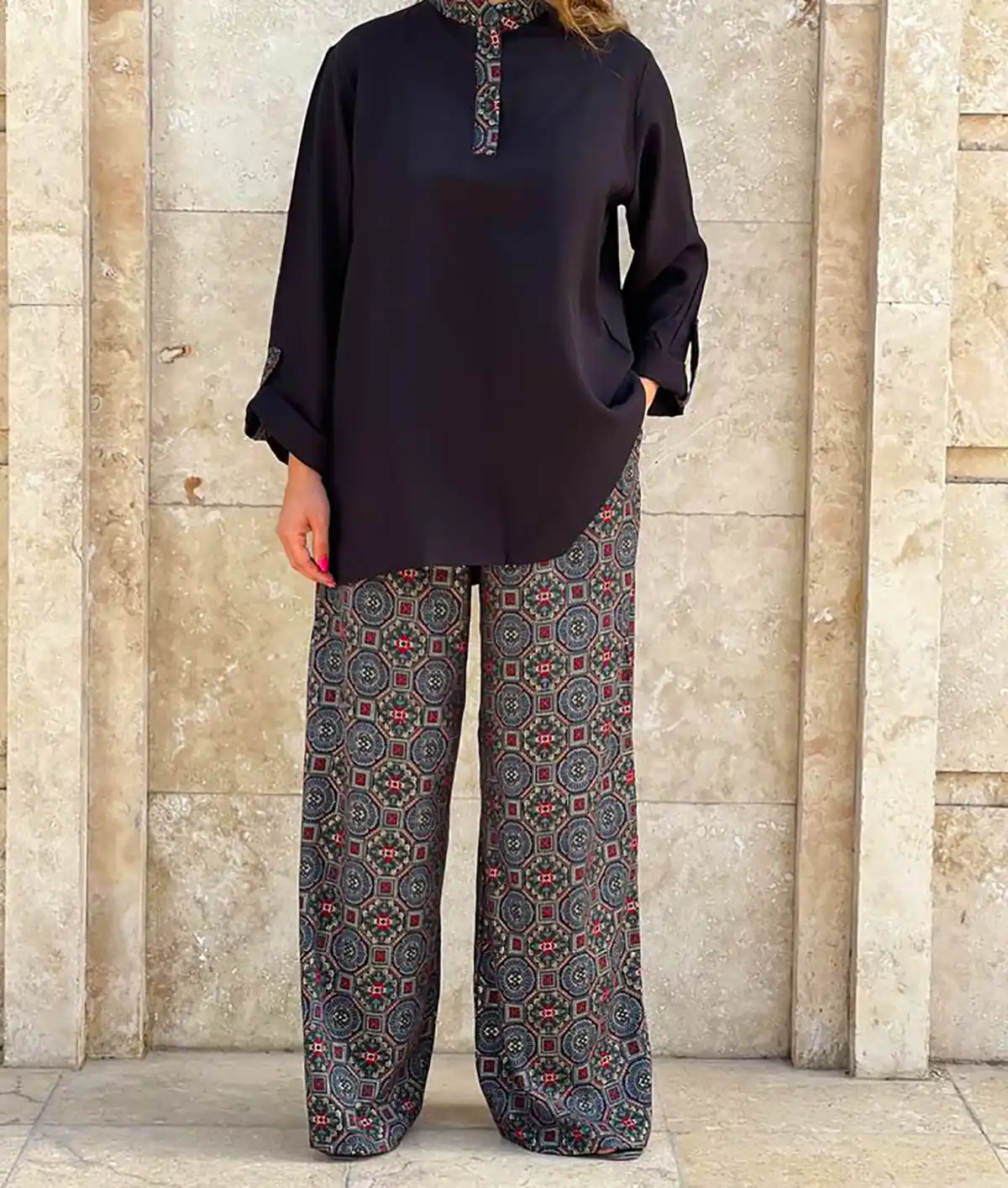 شومیز شلوار سایز بزرگ زیبا