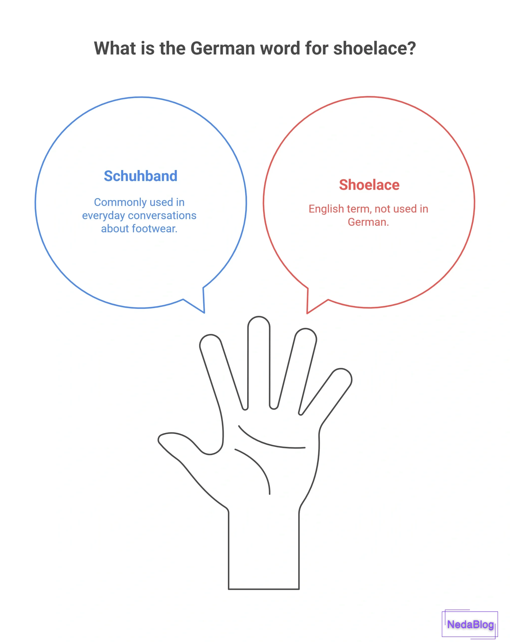 بند کفش به آلمانی