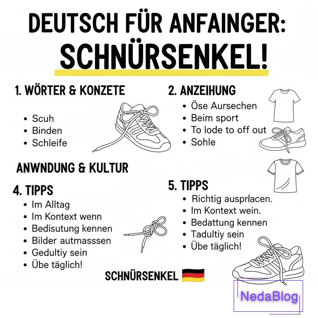 بند کفش به آلمانی