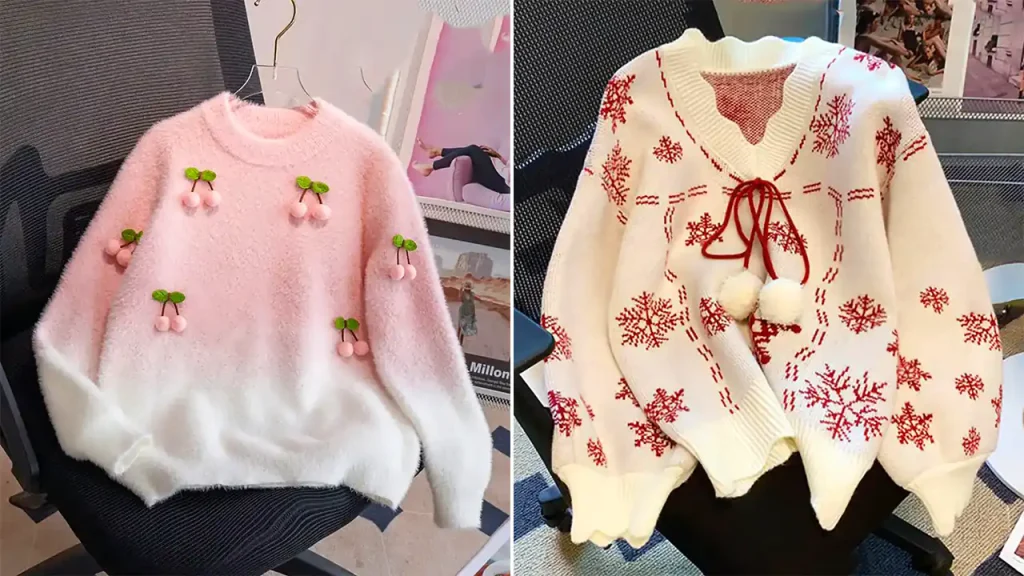 شومیز بافتنی جدید و زیبا