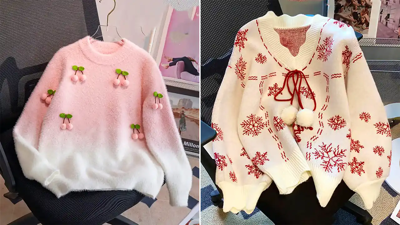 شومیز بافتنی جدید و زیبا