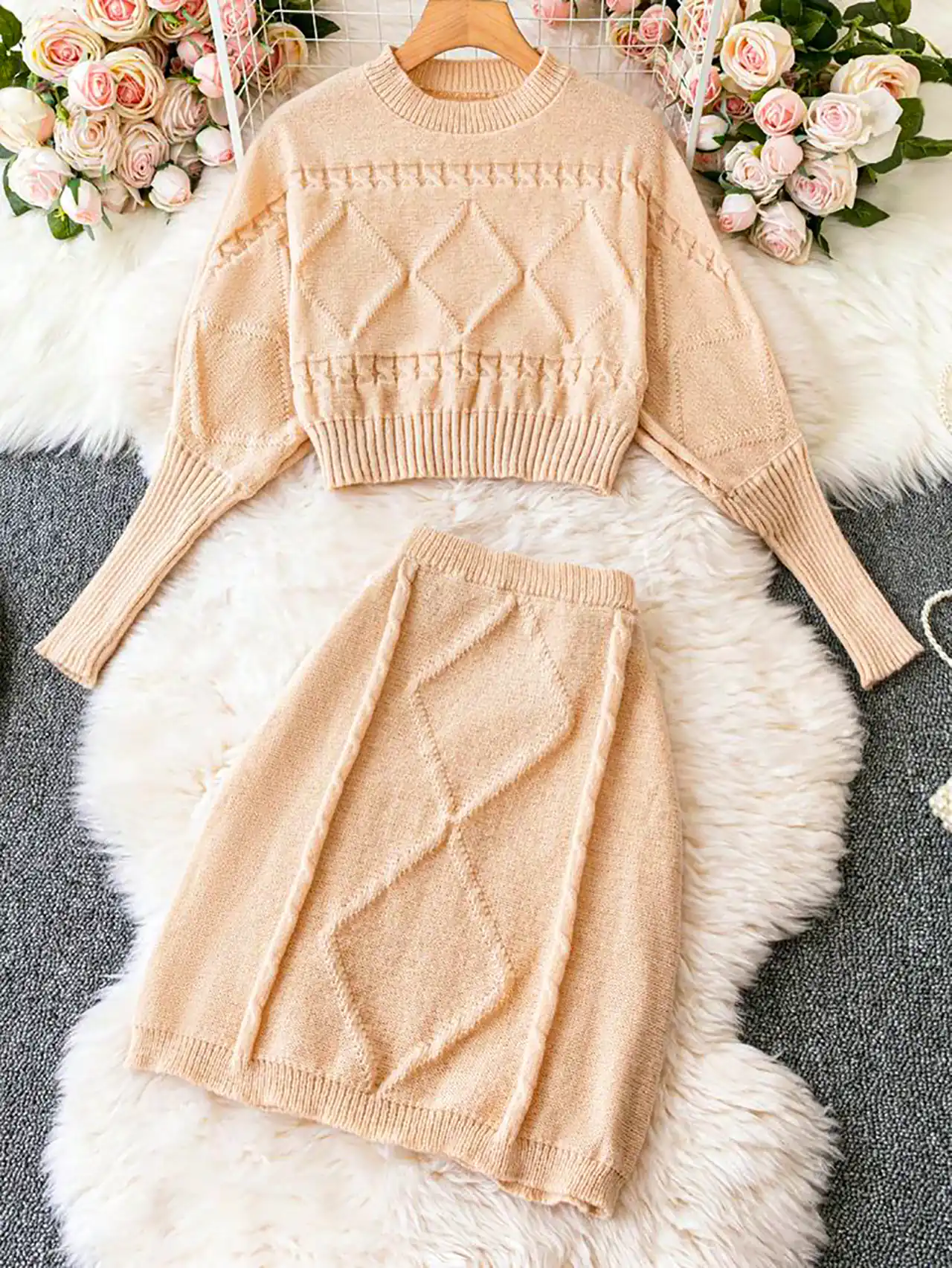 شومیز دامن بافتنی مجلسی