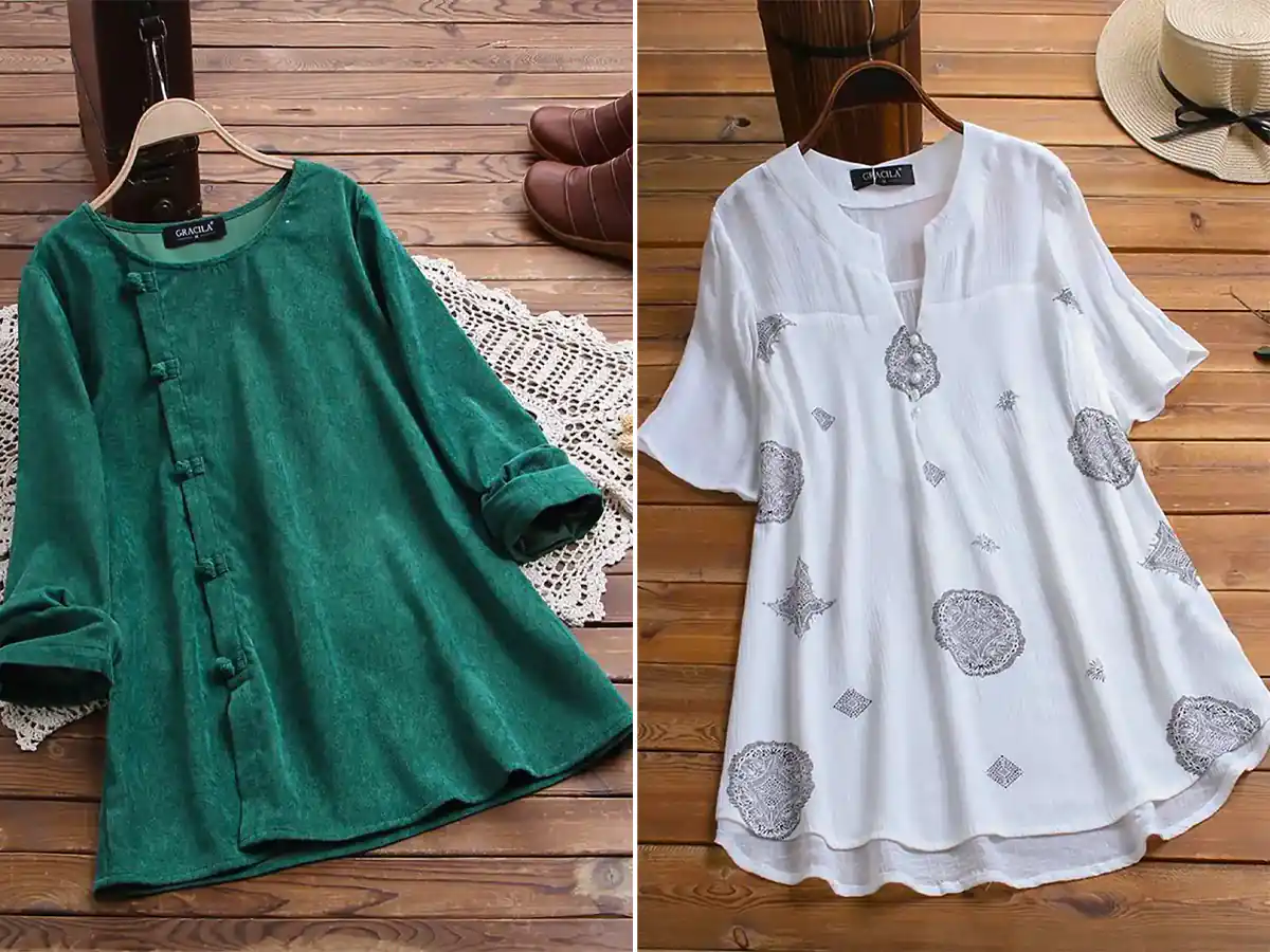 شومیز نخی با کلاس زنانه