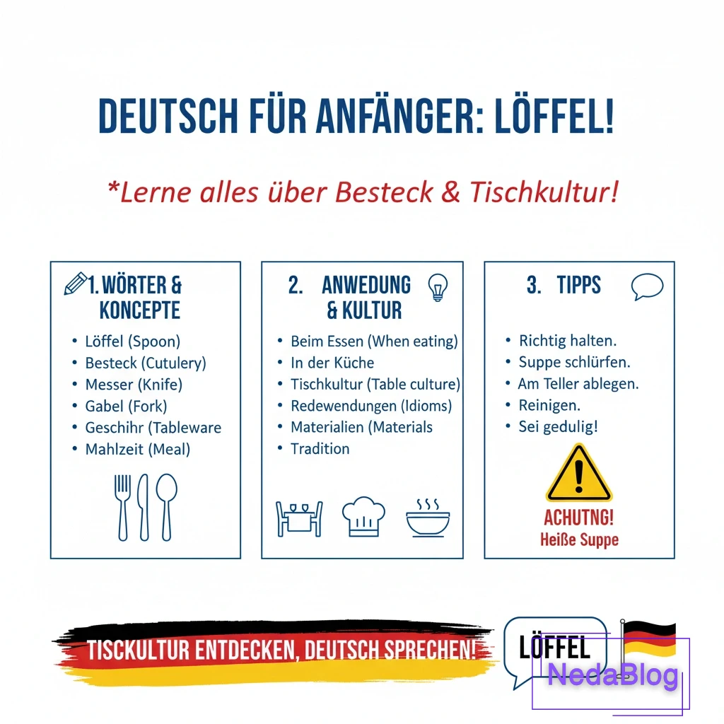 قاشق به آلمانی