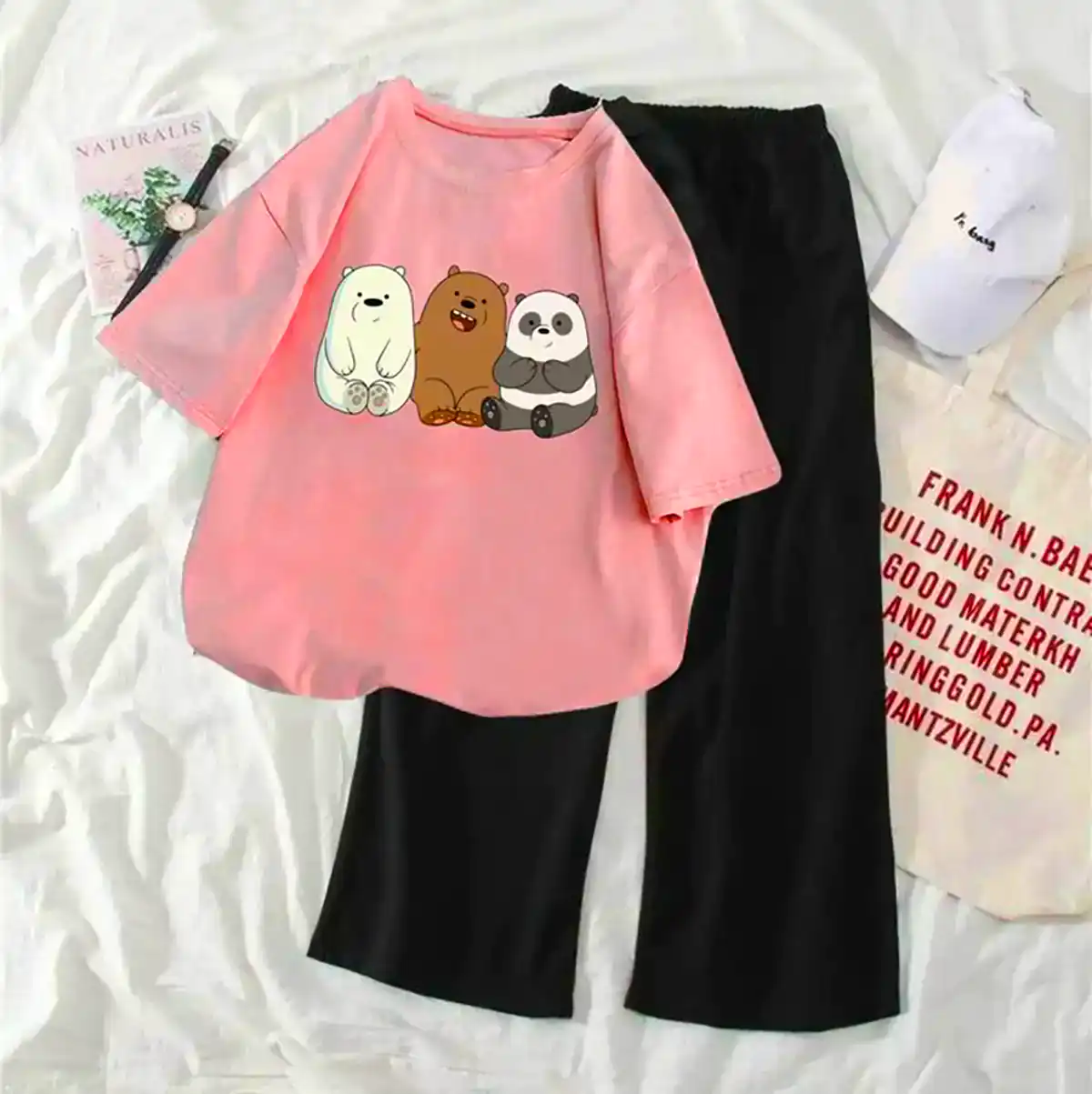 تیشرت شلوار زنانه تریکو