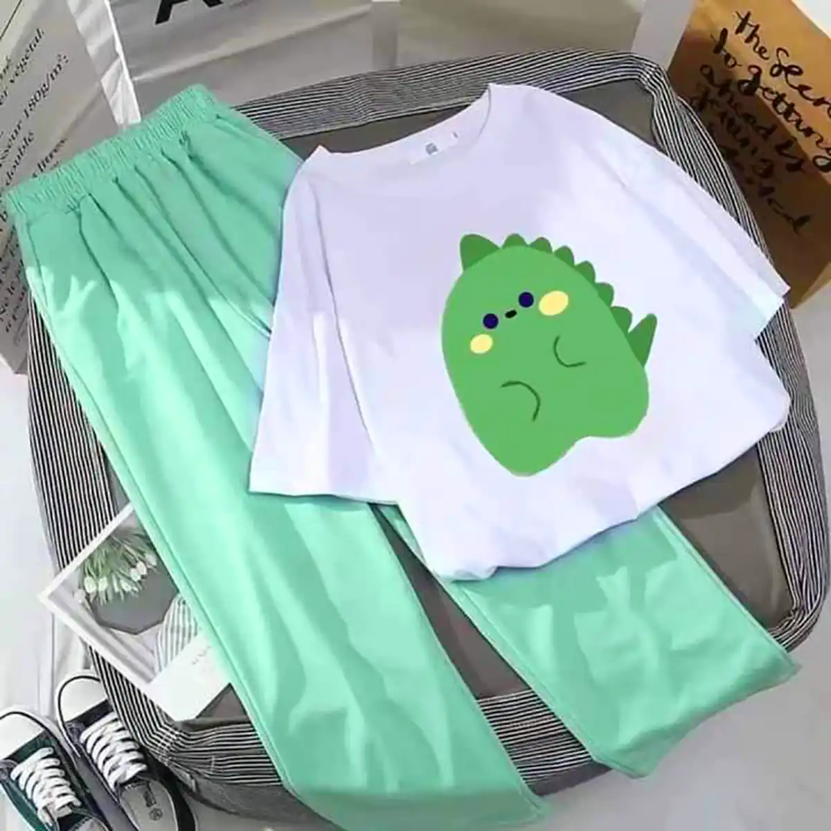 تیشرت شلوار زنانه تریکو