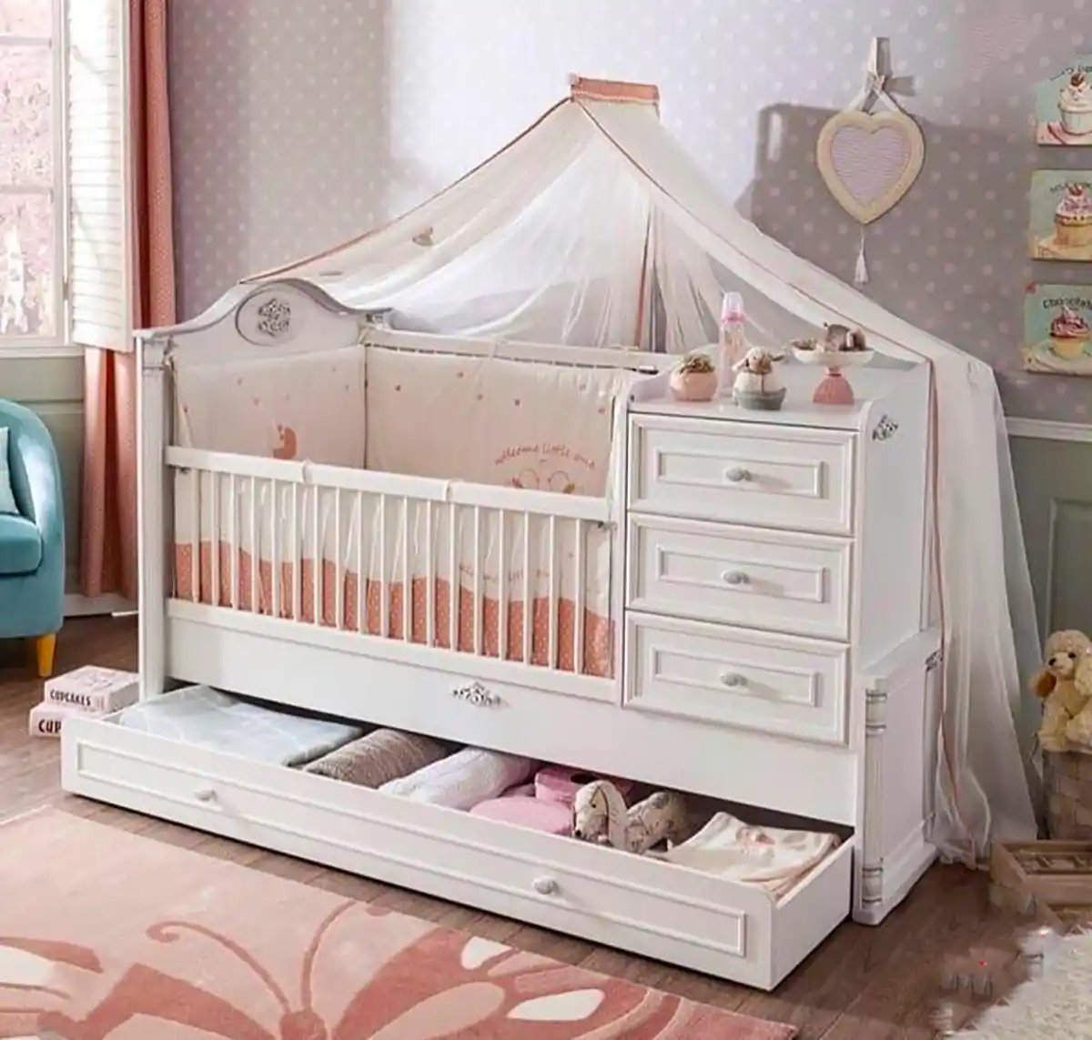 تخت خواب لوکس نوزادی