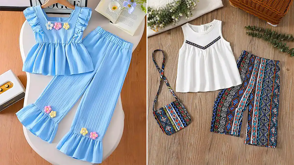 تاپ شلوار بچه گانه جذاب