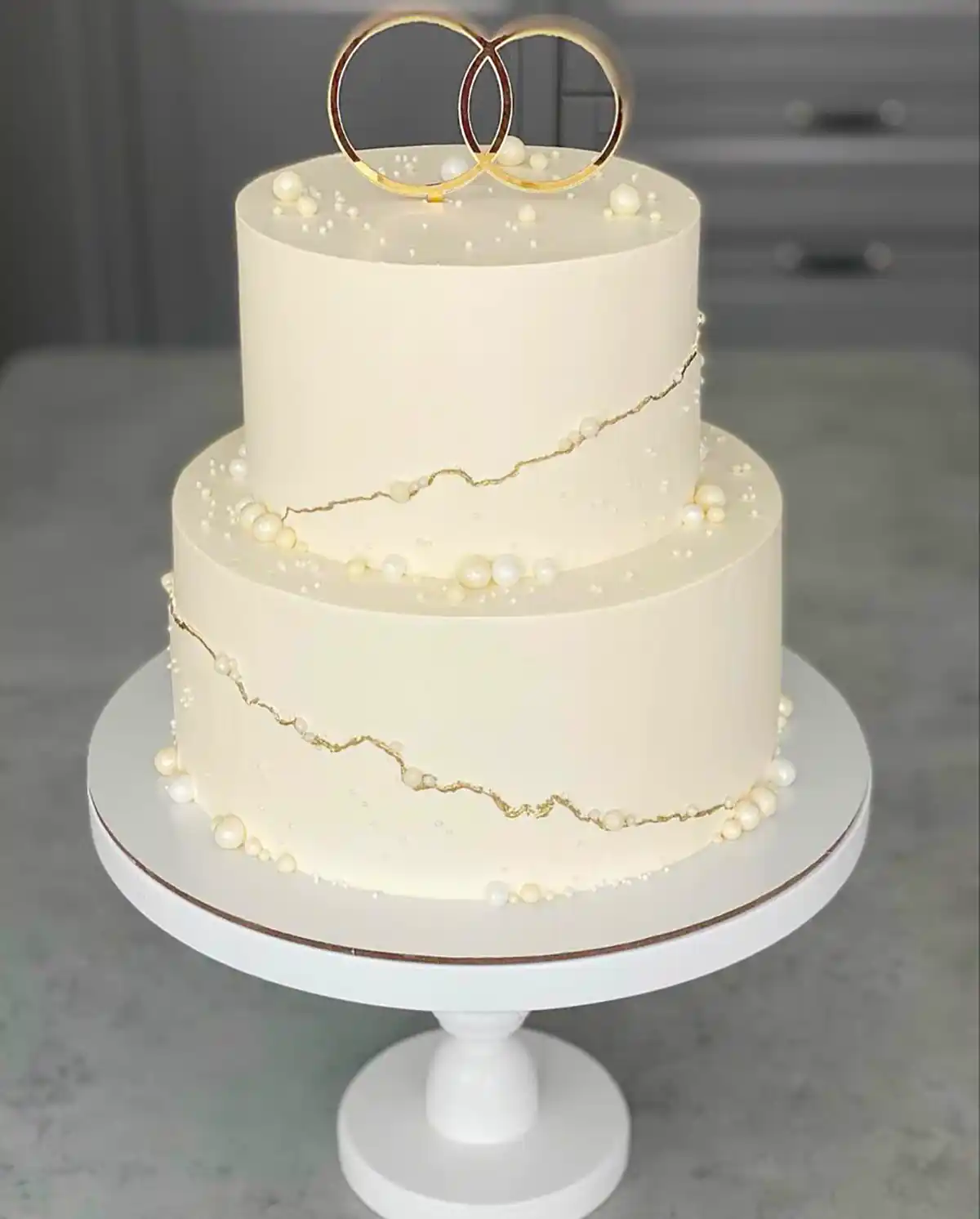 تزئین کیک عقد جذاب