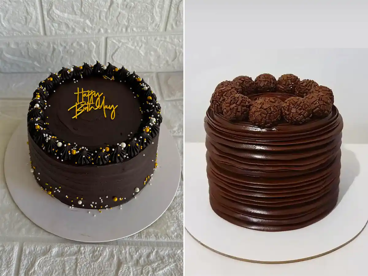 تزئین کیک شکلاتی جذاب