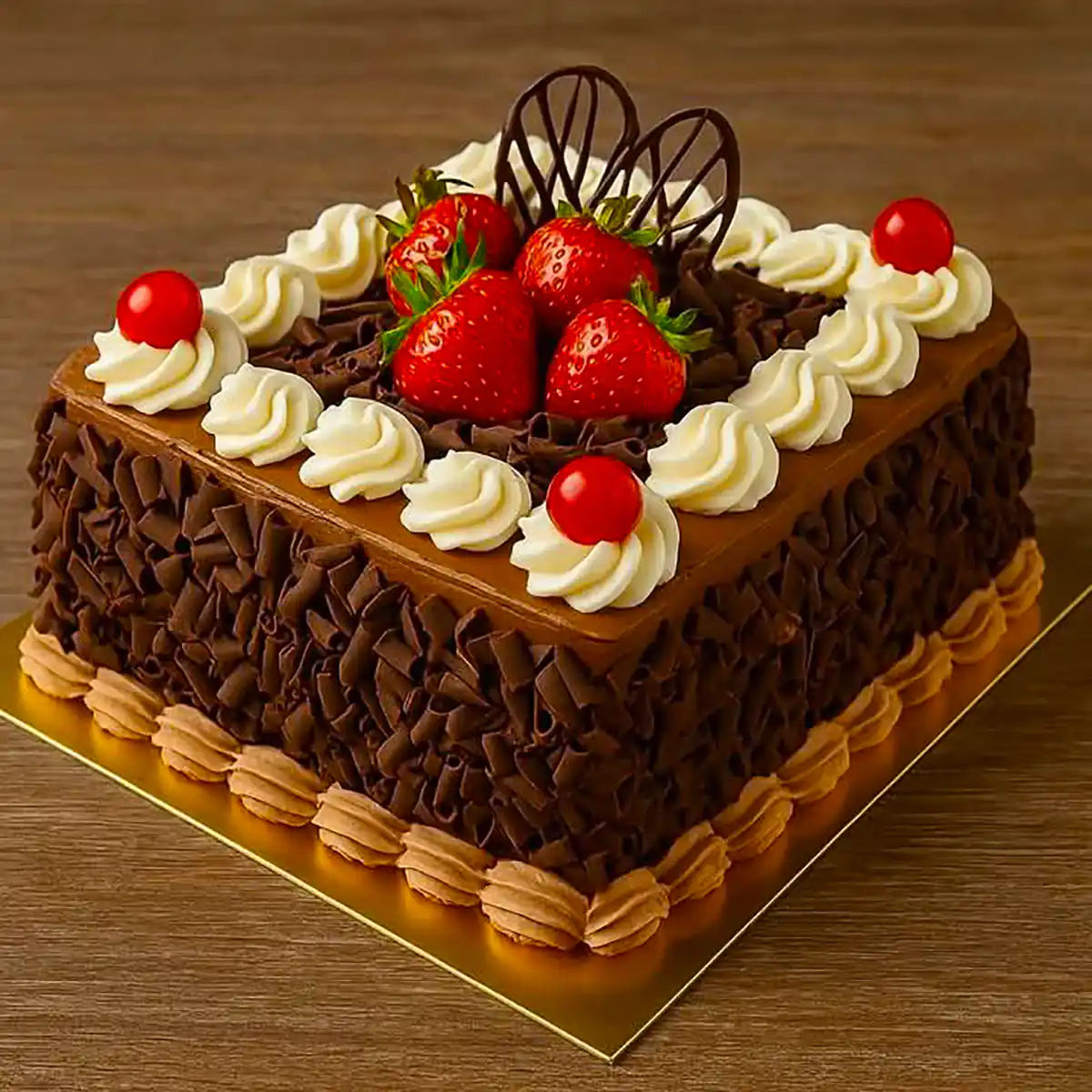 تزئین کیک شکلاتی جذاب