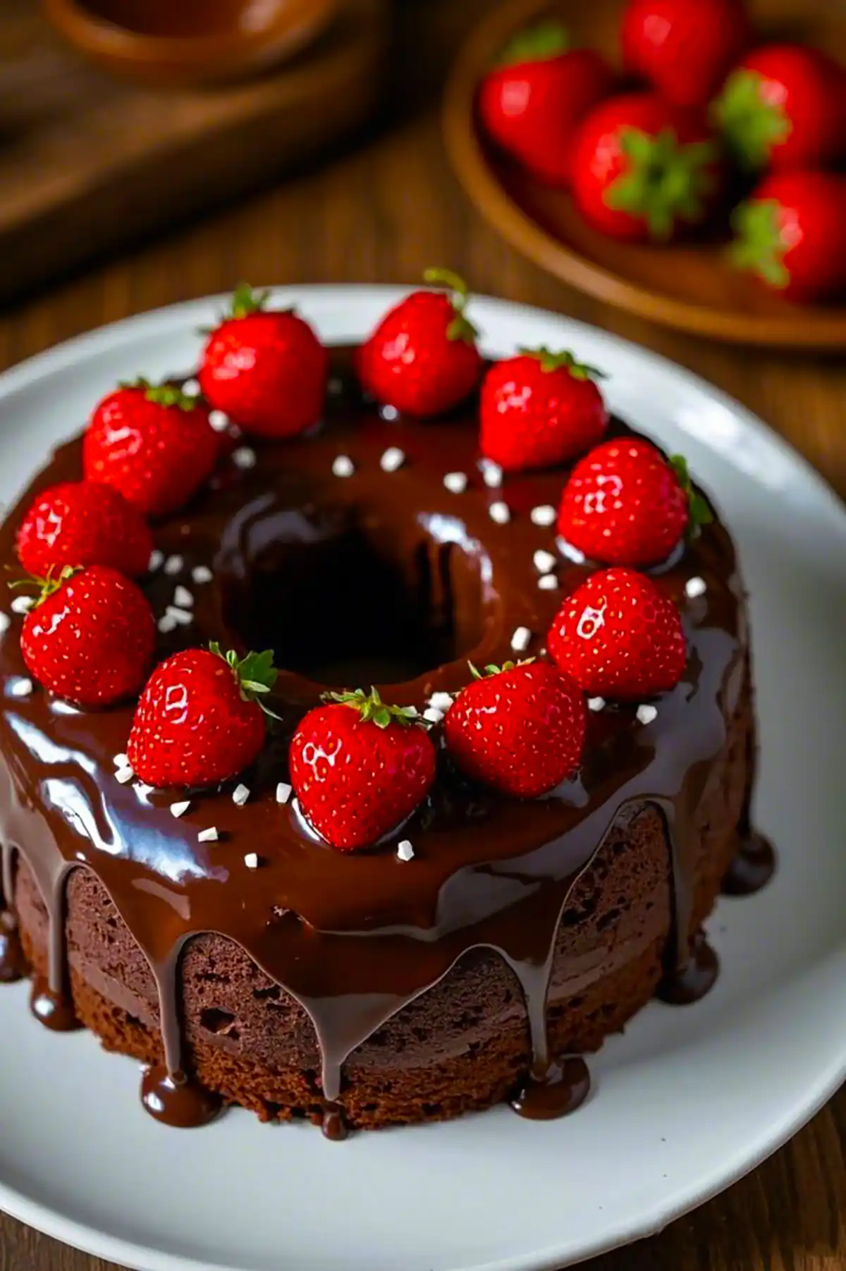 تزئین کیک شکلاتی جذاب