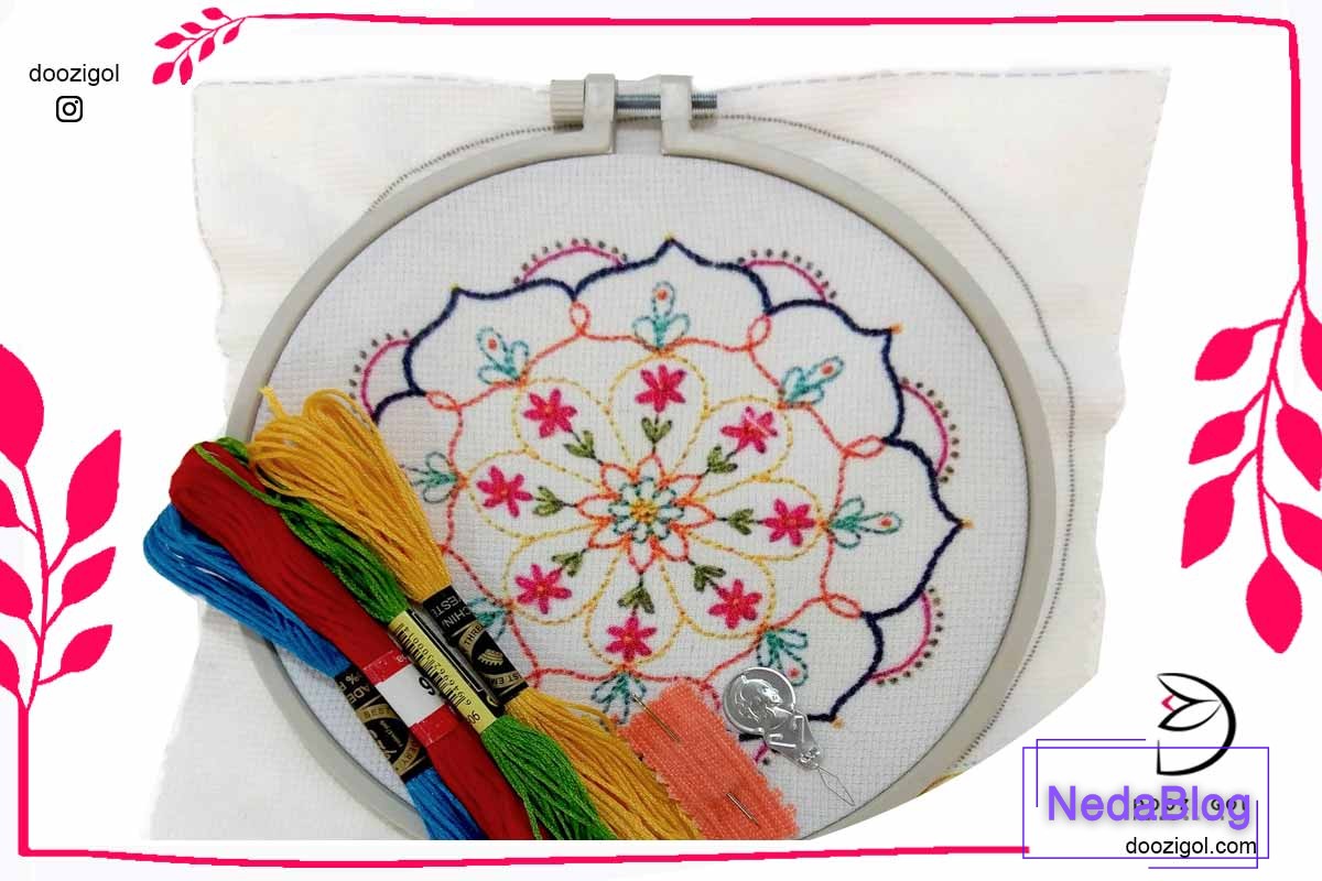 آموزش کار با کارگاه گلدوزی