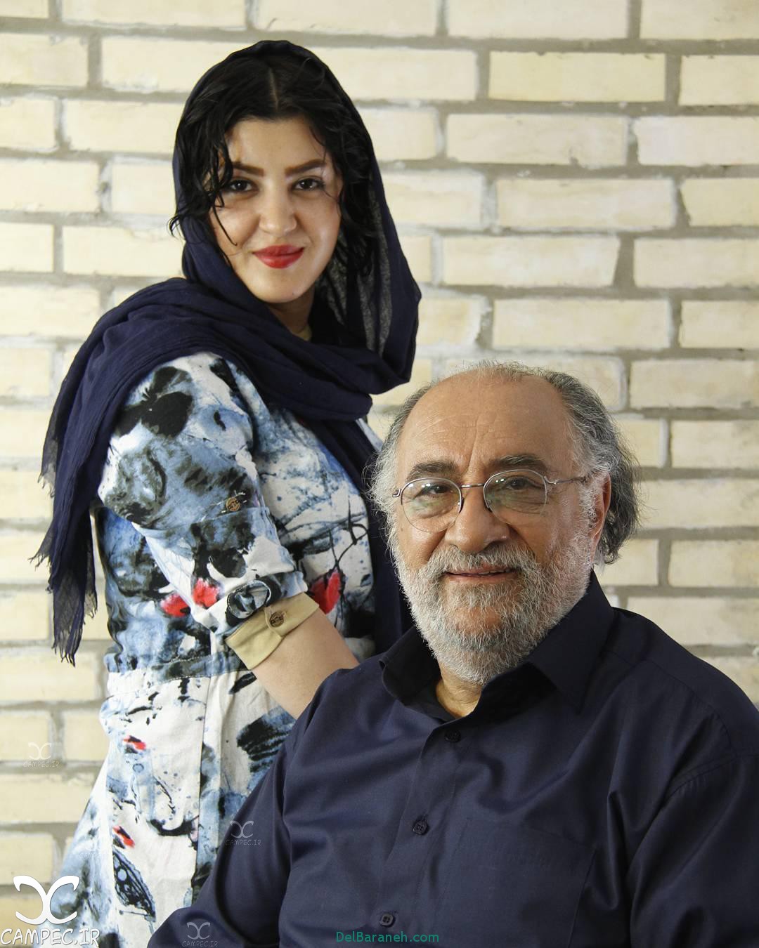 داریوش ارجمند در پشت صحنه سریال ماه و پلنگ